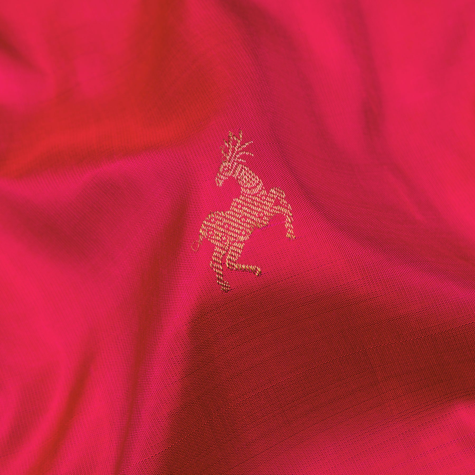 Kanakavalli Kanjivaram Silk Sari 24-595-HS001-04989 - Fabric View