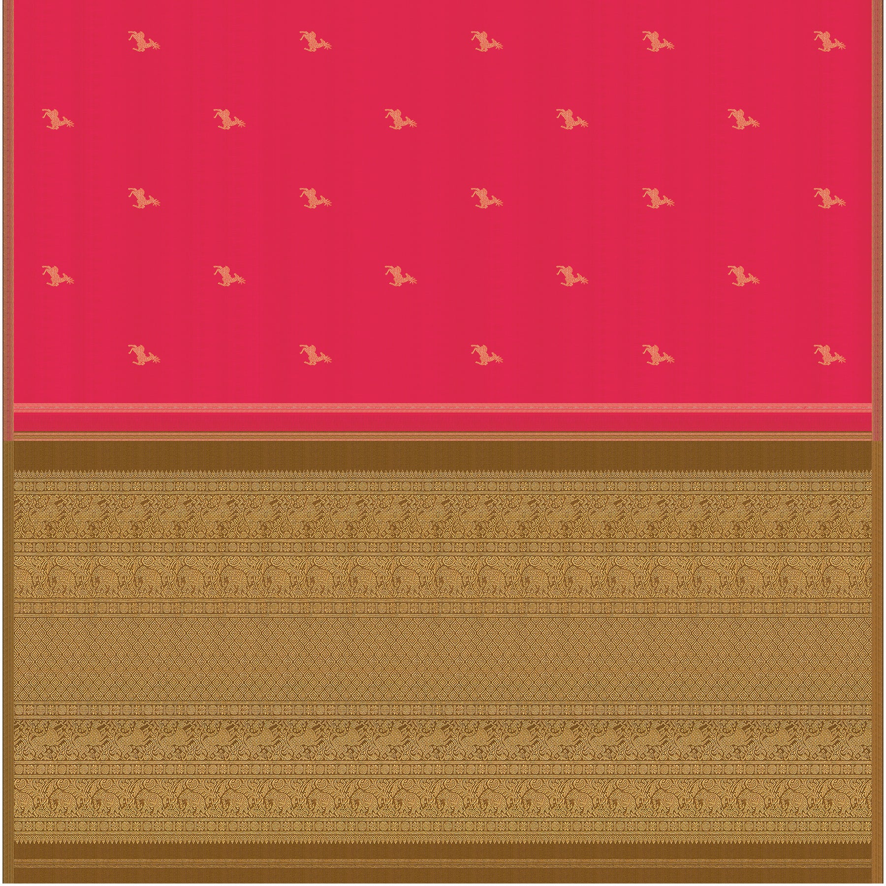 Kanakavalli Kanjivaram Silk Sari 24-595-HS001-04989 - Full View