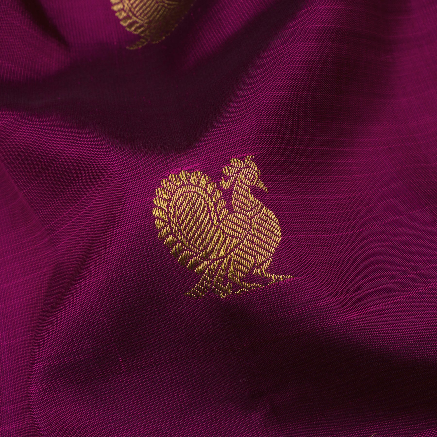 Kanakavalli Kanjivaram Silk Sari 24-595-HS001-05053 - Fabric View