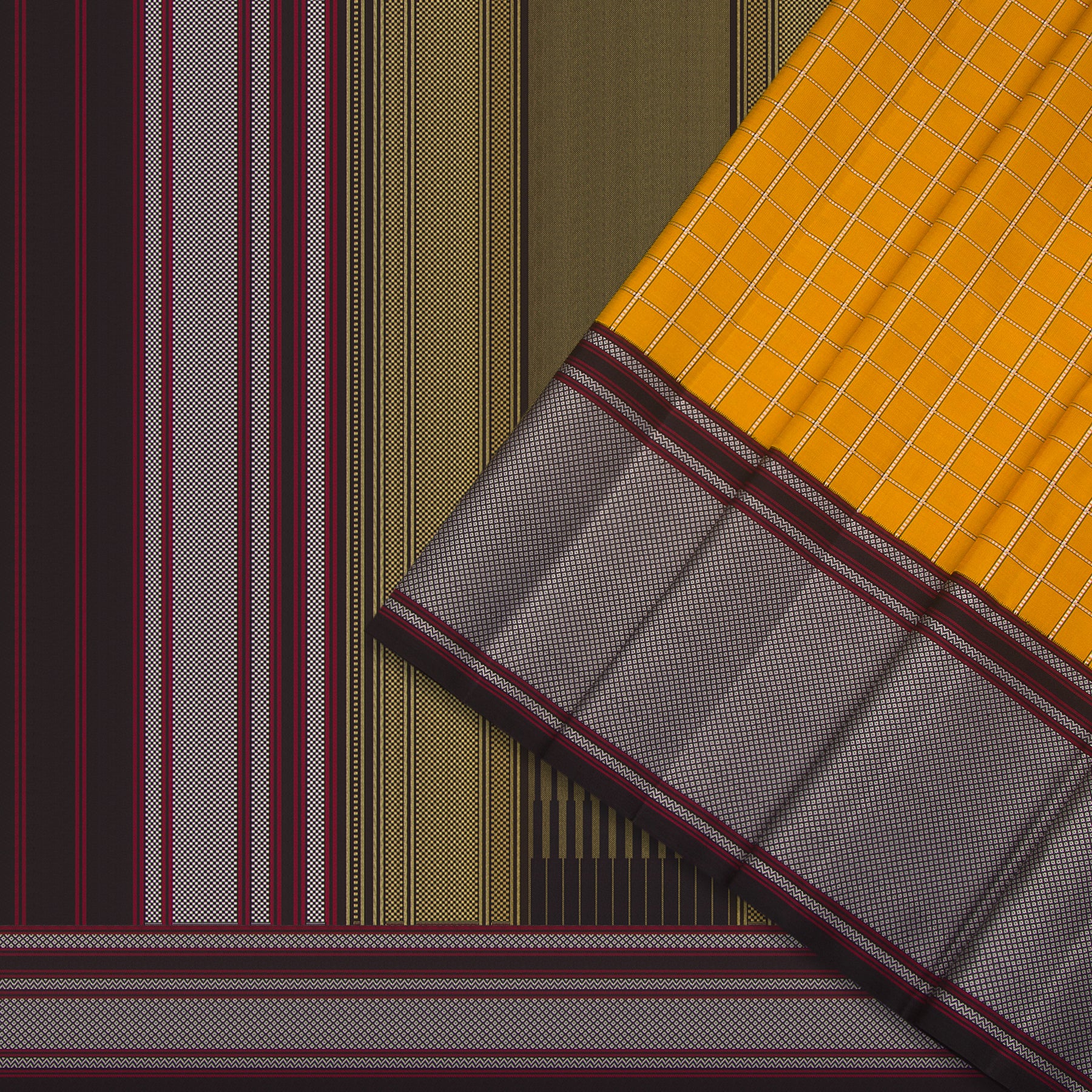 Kanakavalli Kanjivaram Silk Sari 24-595-HS001-07153 - Cover View