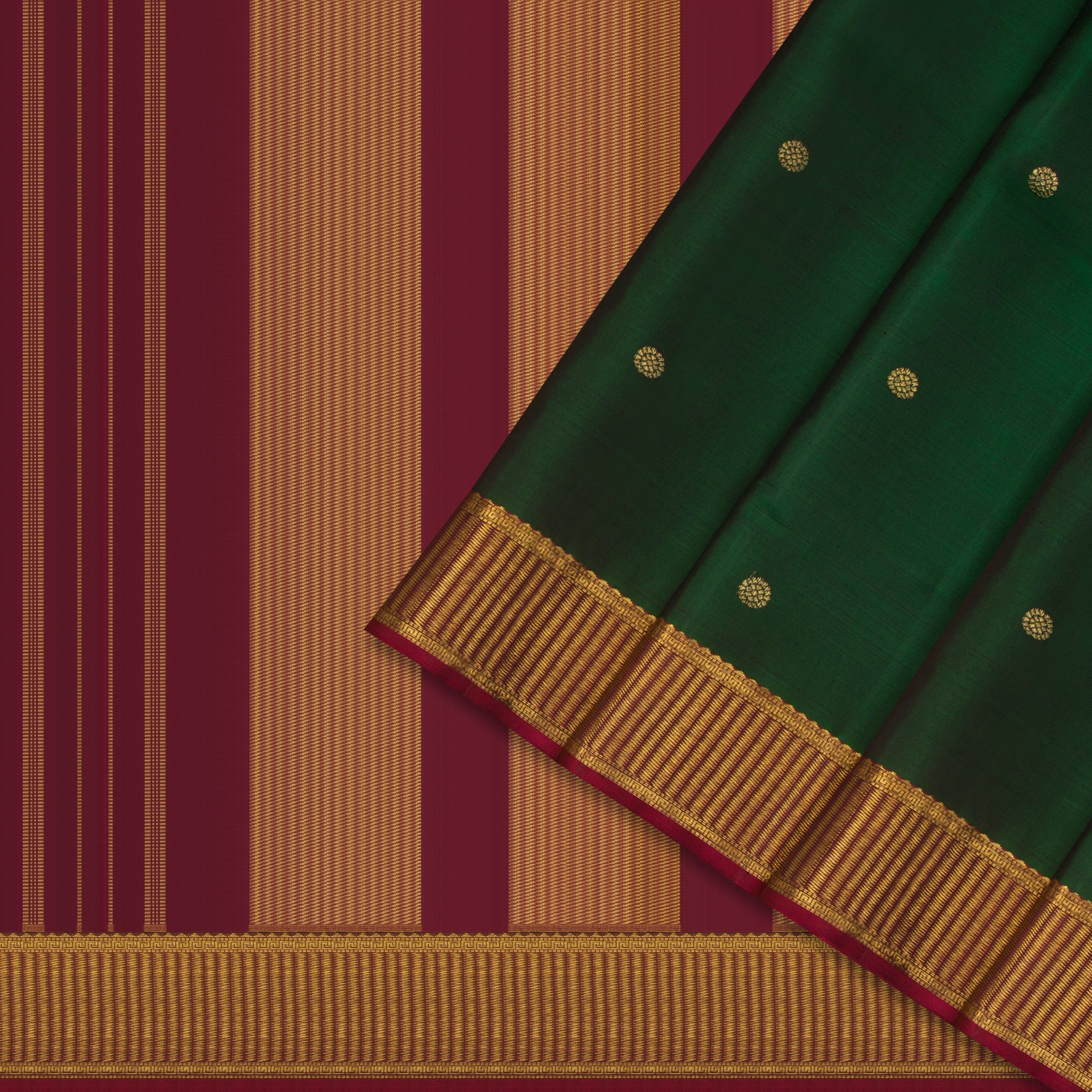 Kanakavalli Kanjivaram Silk Sari 24-595-HS001-07184 - Cover View