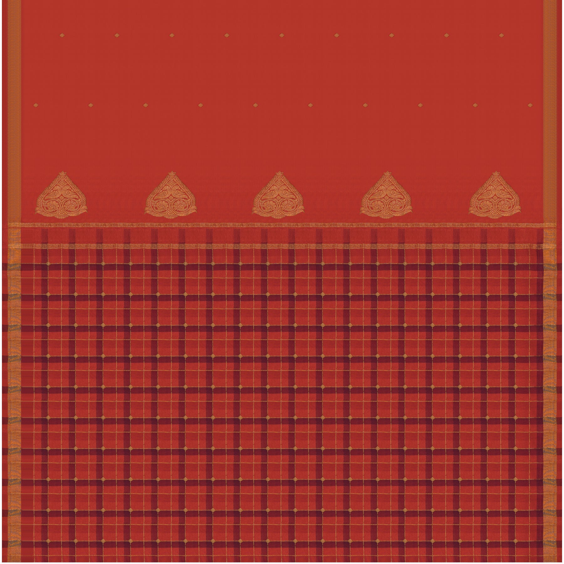 Kanakavalli Kanjivaram Silk Sari 24-595-HS001-07287 - Full View