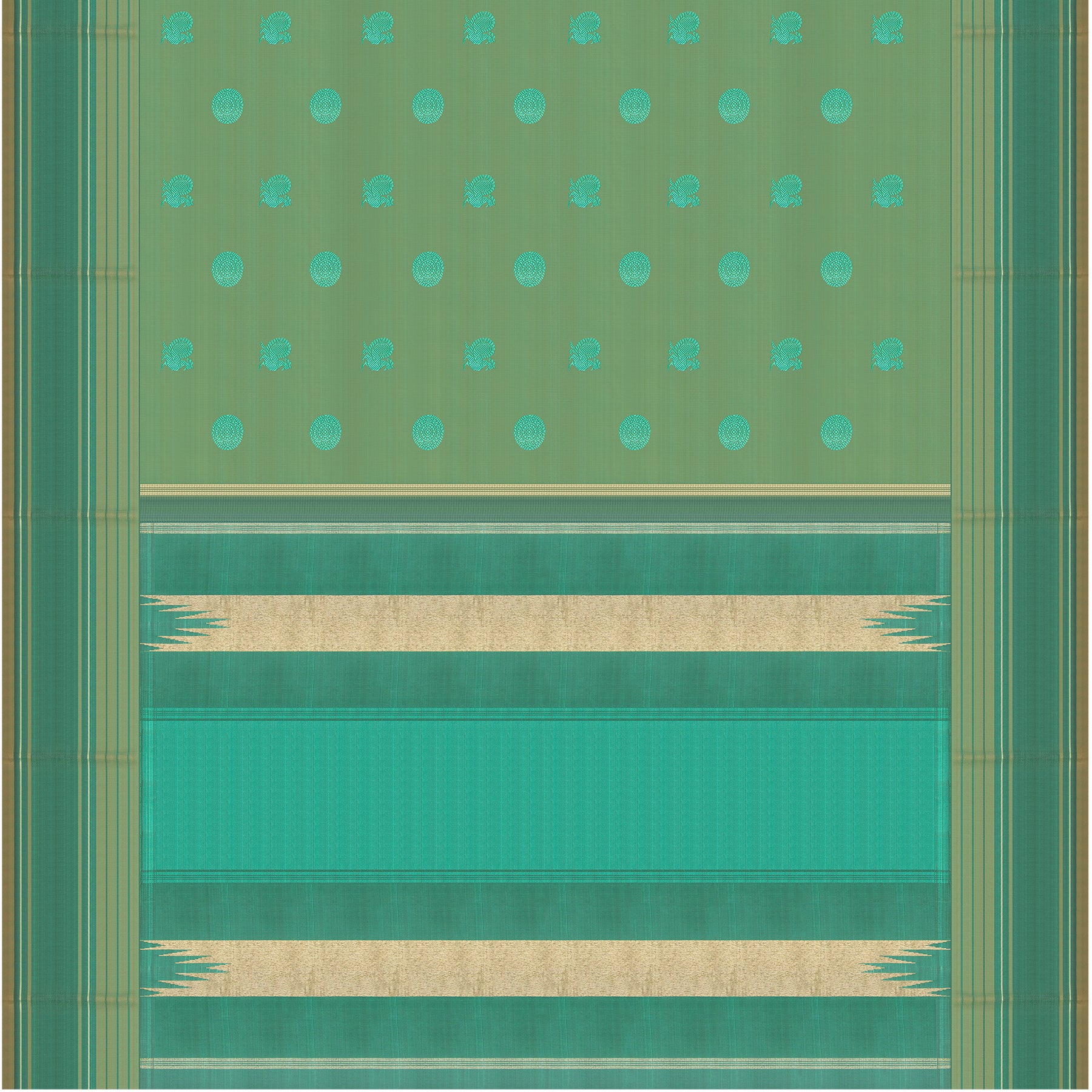 Kanakavalli Kanjivaram Silk Sari 24-595-HS001-07635 - Full View