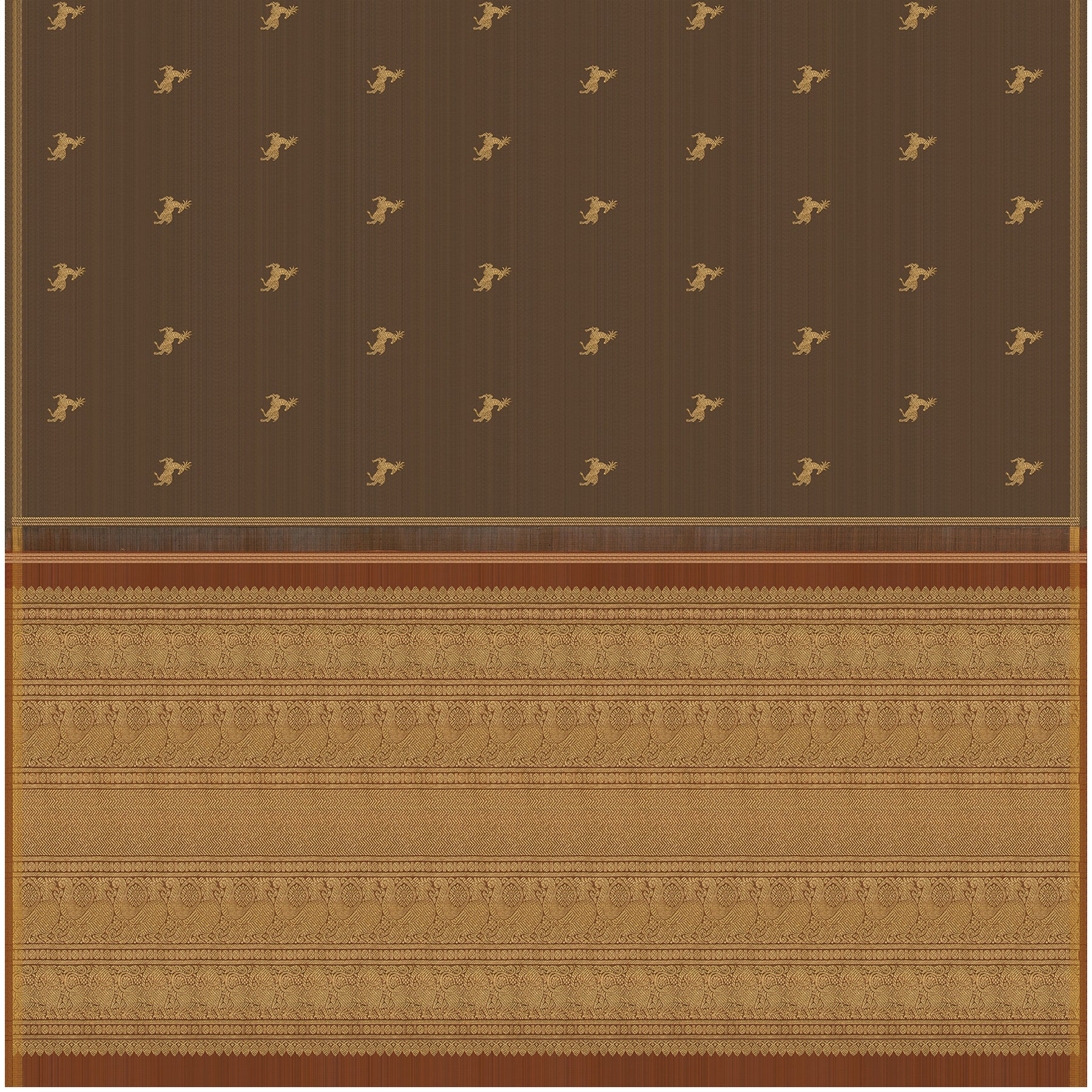 Kanakavalli Kanjivaram Silk Sari 24-595-HS001-07647 - Full View