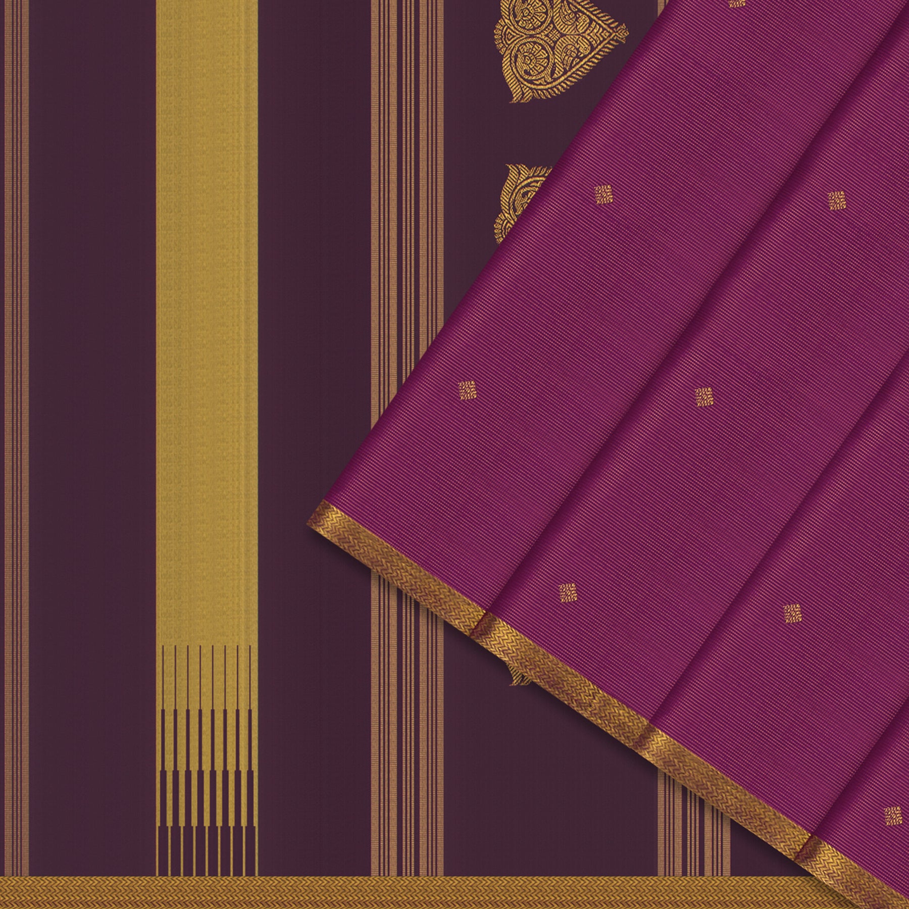 Kanakavalli Kanjivaram Silk Sari 24-595-HS001-07718 - Cover View
