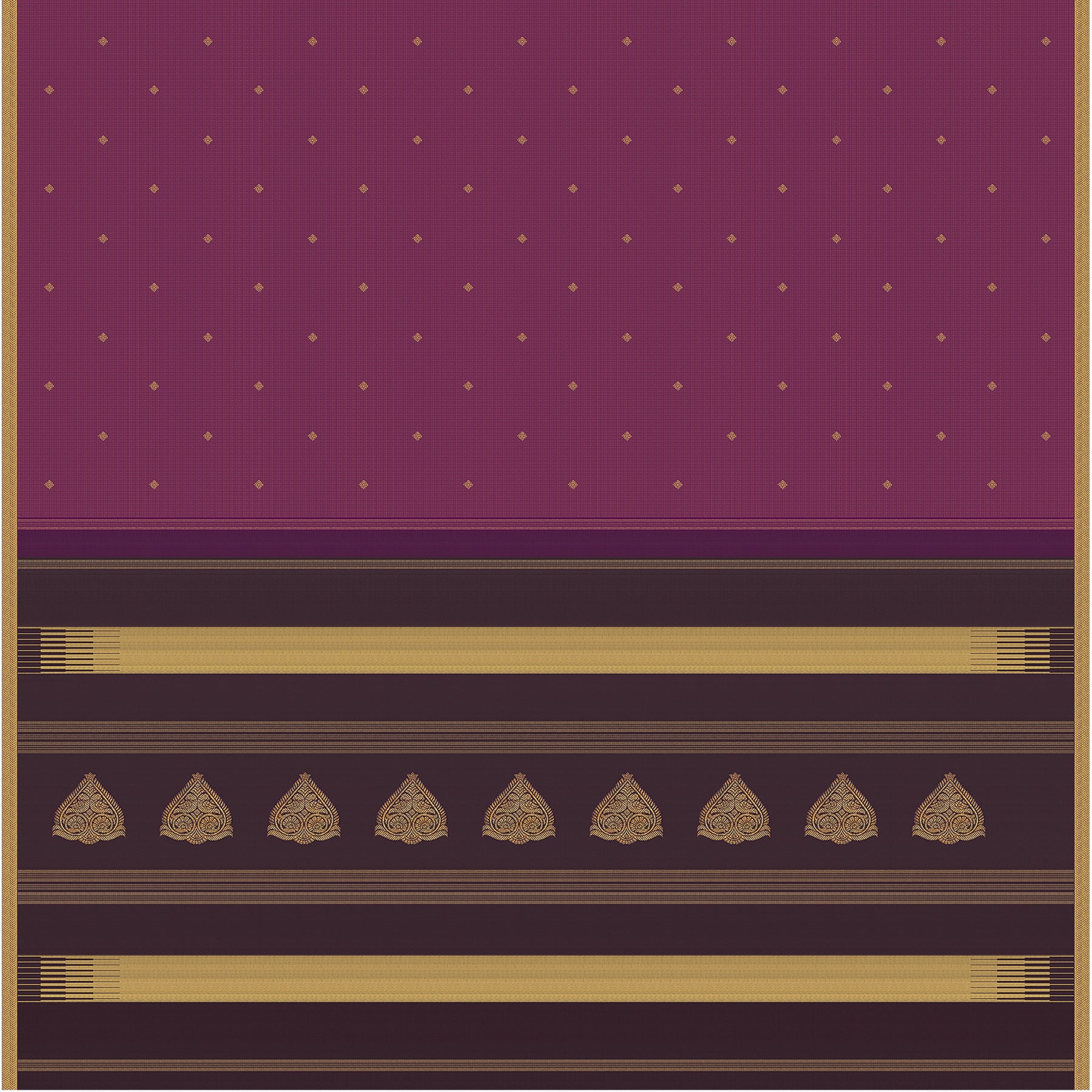 Kanakavalli Kanjivaram Silk Sari 24-595-HS001-07718 - Full View