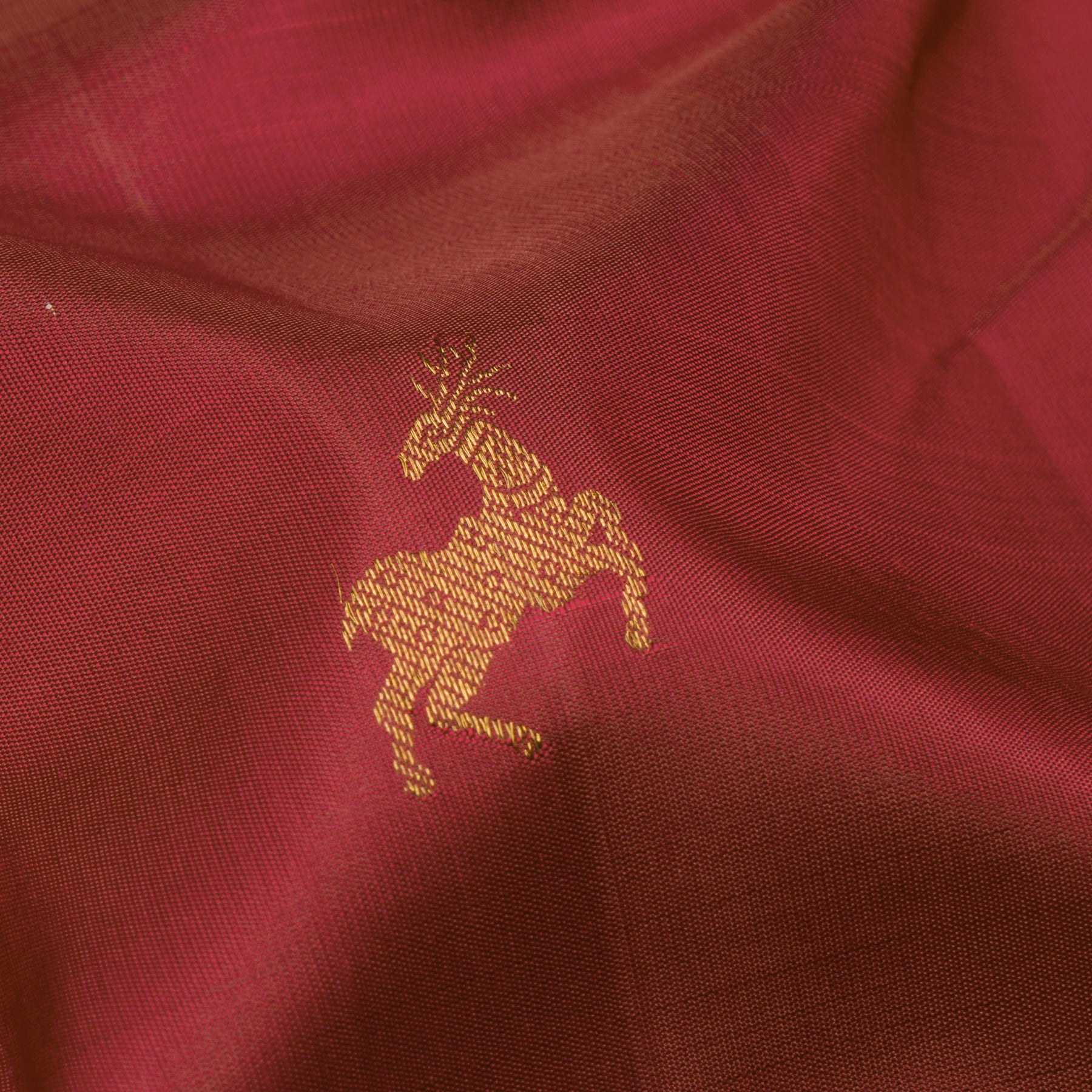 Kanakavalli Kanjivaram Silk Sari 24-595-HS001-08407 - Fabric View