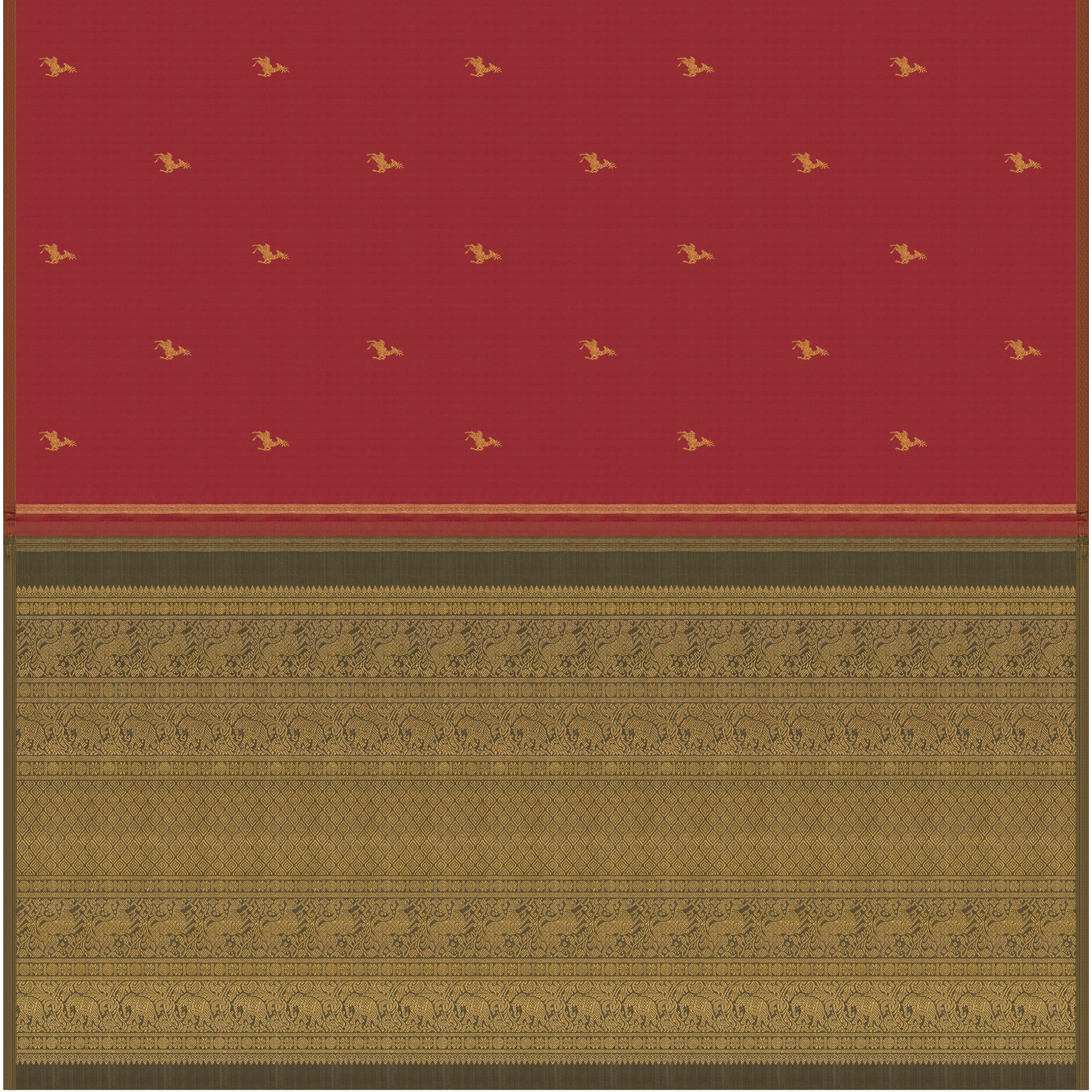 Kanakavalli Kanjivaram Silk Sari 24-595-HS001-08407 - Full View