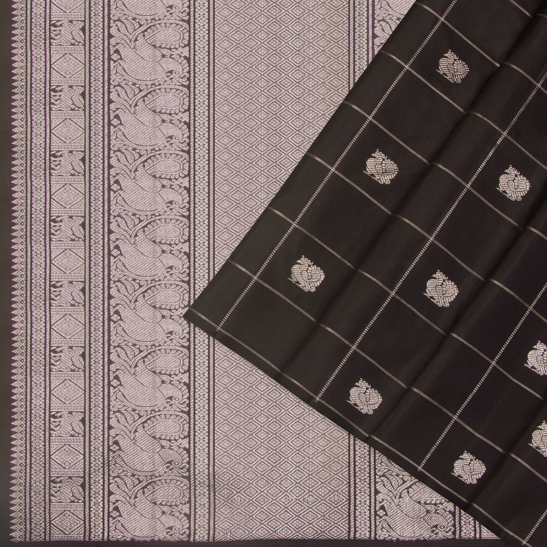 Kanakavalli Kanjivaram Silk Sari 24-595-HS001-08486 - Cover View