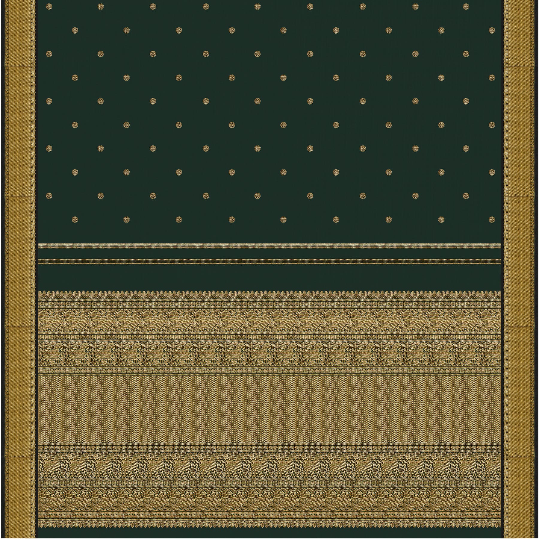 Kanakavalli Kanjivaram Silk Sari 24-595-HS001-08501 - Full View