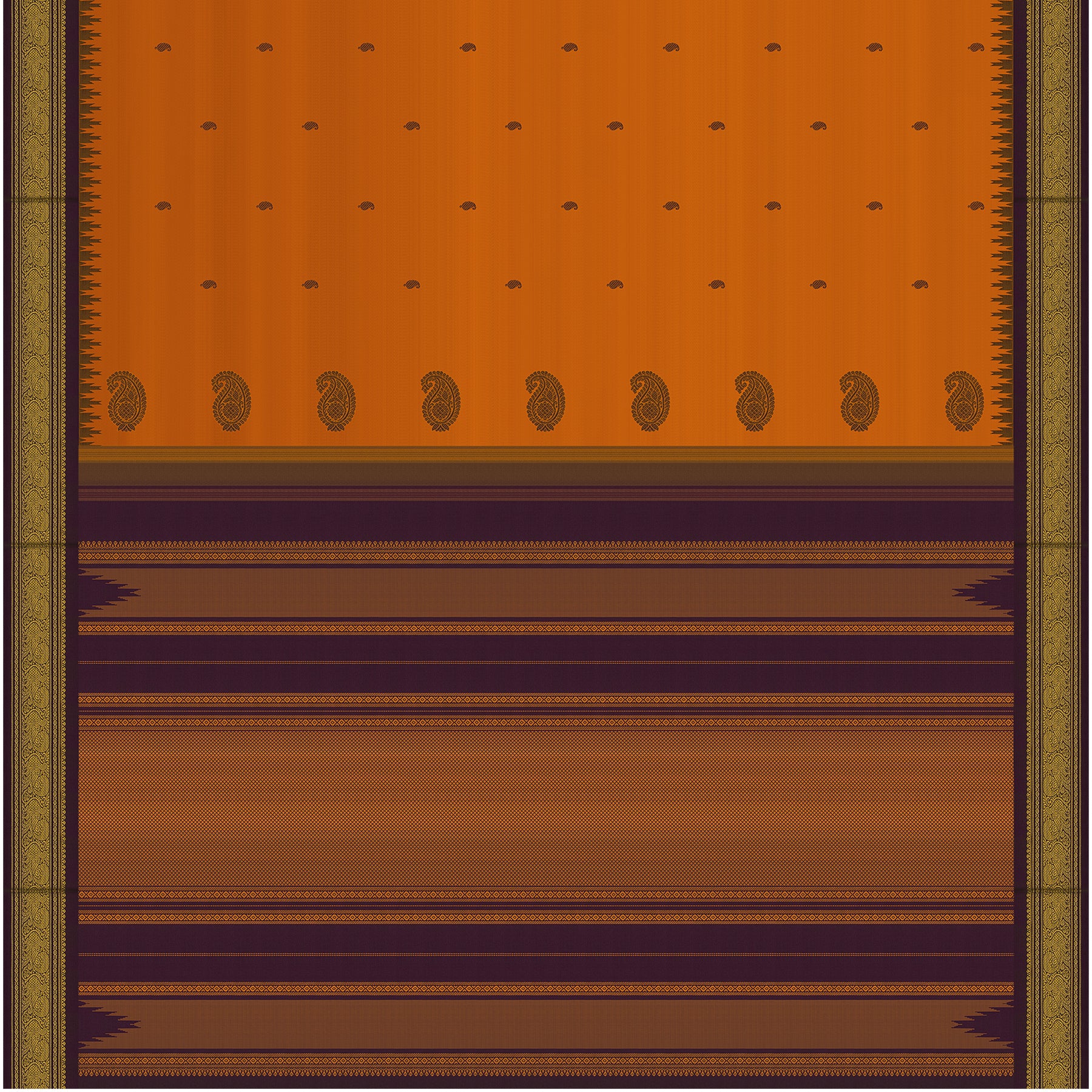 Kanakavalli Kanjivaram Silk Sari 24-595-HS001-08513 - Full View