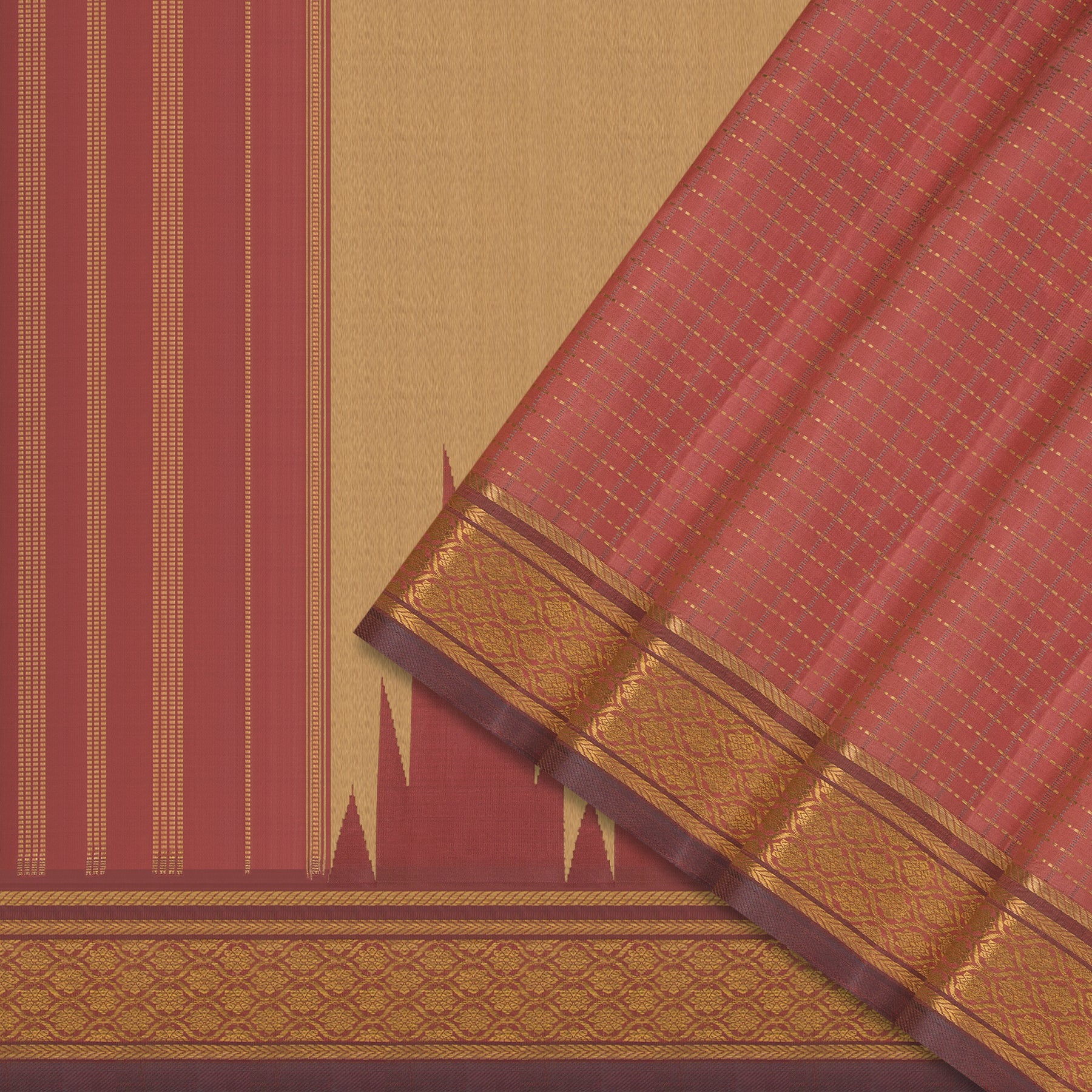 Kanakavalli Kanjivaram Silk Sari 24-595-HS001-08516 - Cover View