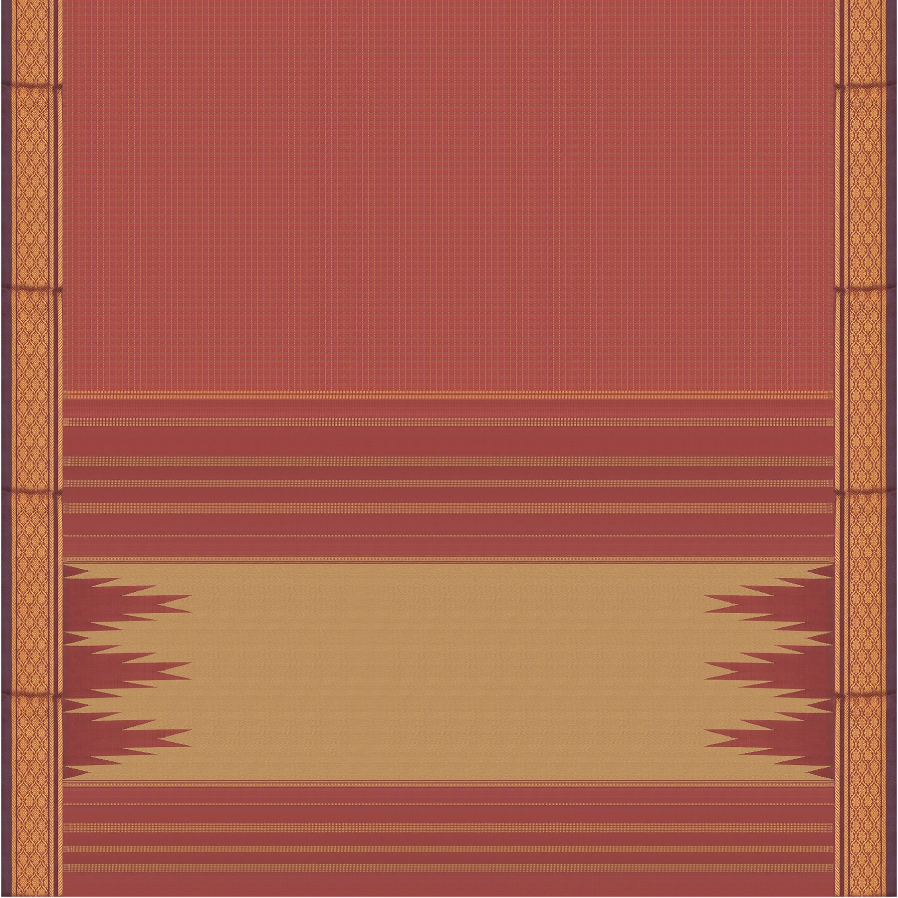 Kanakavalli Kanjivaram Silk Sari 24-595-HS001-08516 - Full View