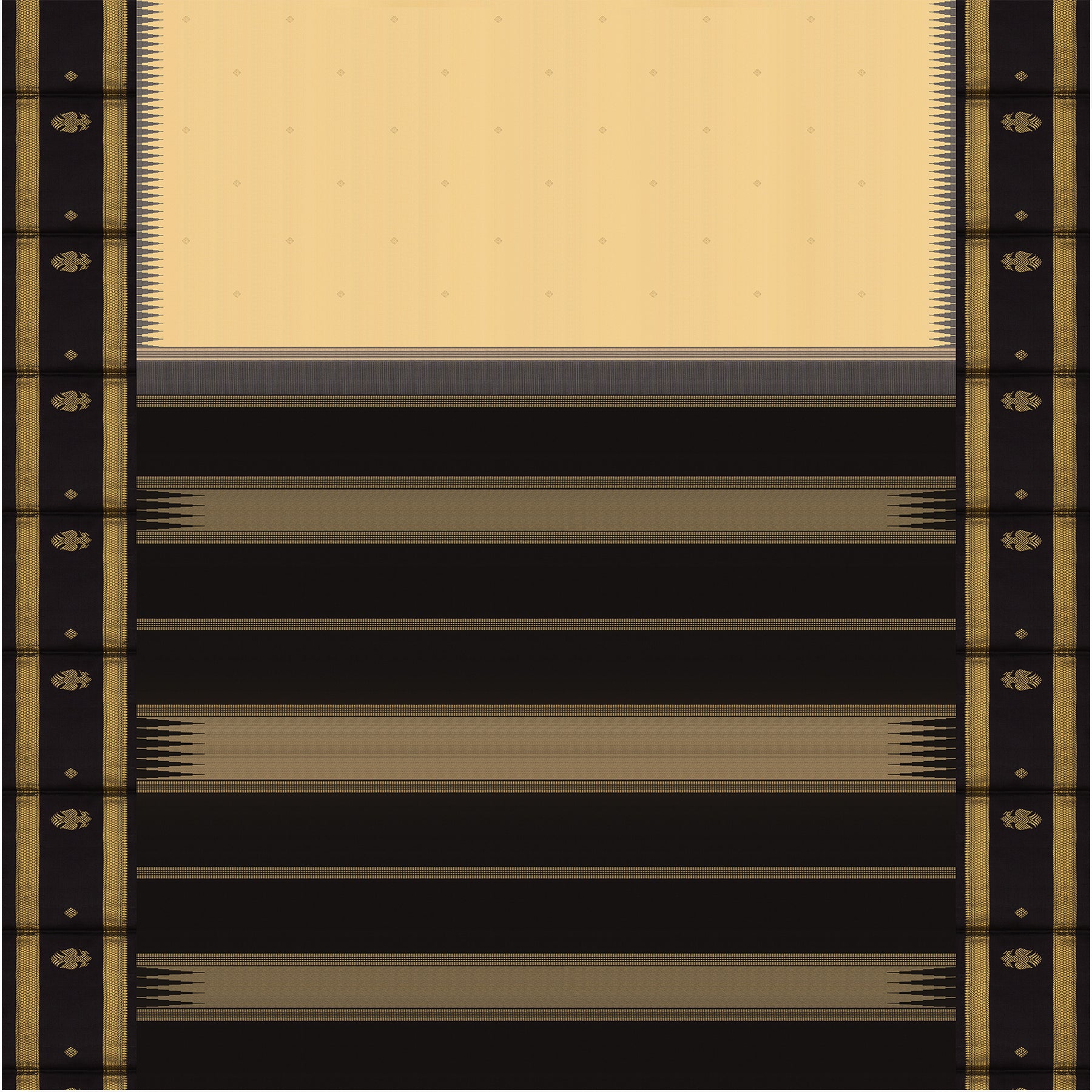Kanakavalli Kanjivaram Silk Sari 24-595-HS001-08519 - Full View