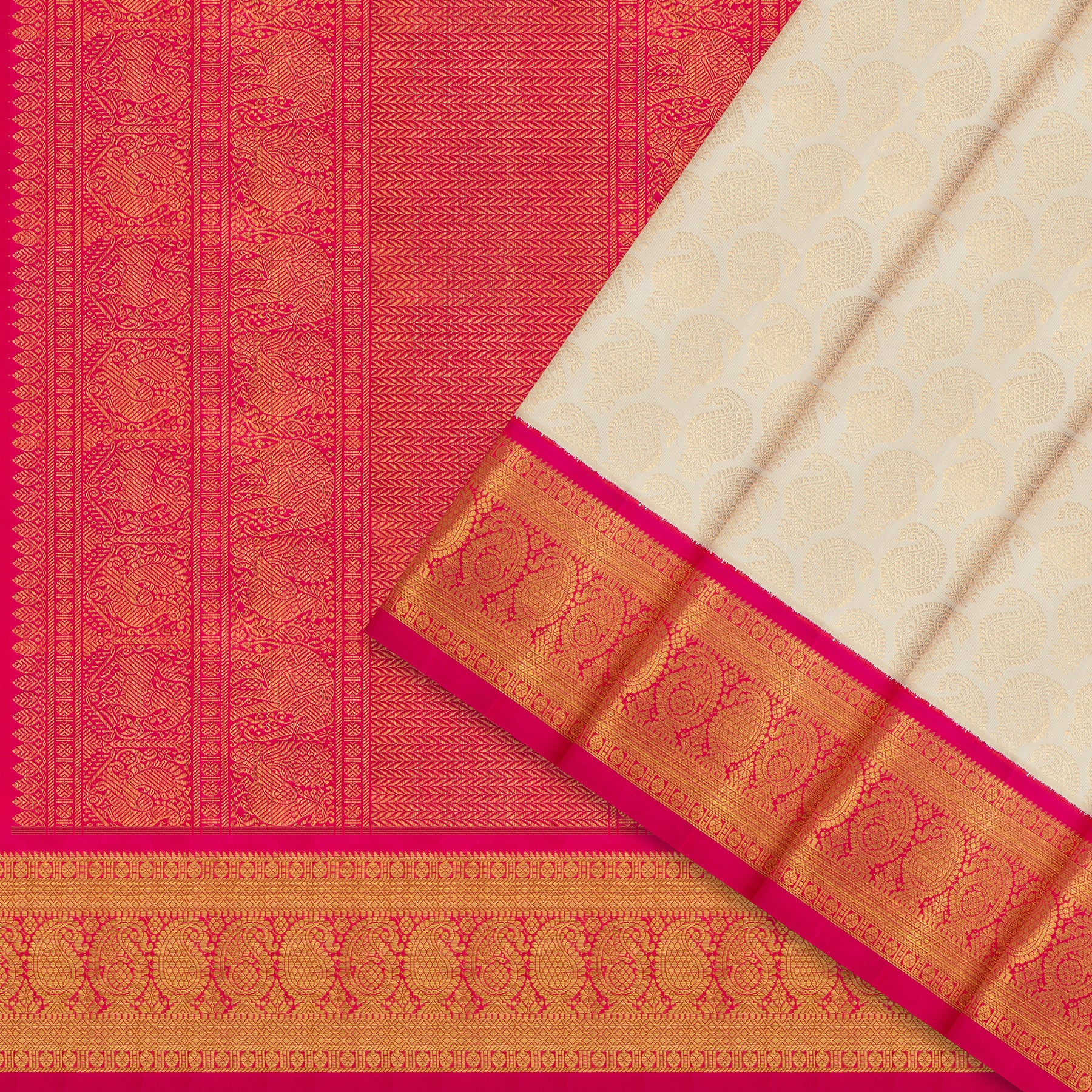 Kanakavalli Kanjivaram Silk Sari 24-595-HS001-08560 - Cover View