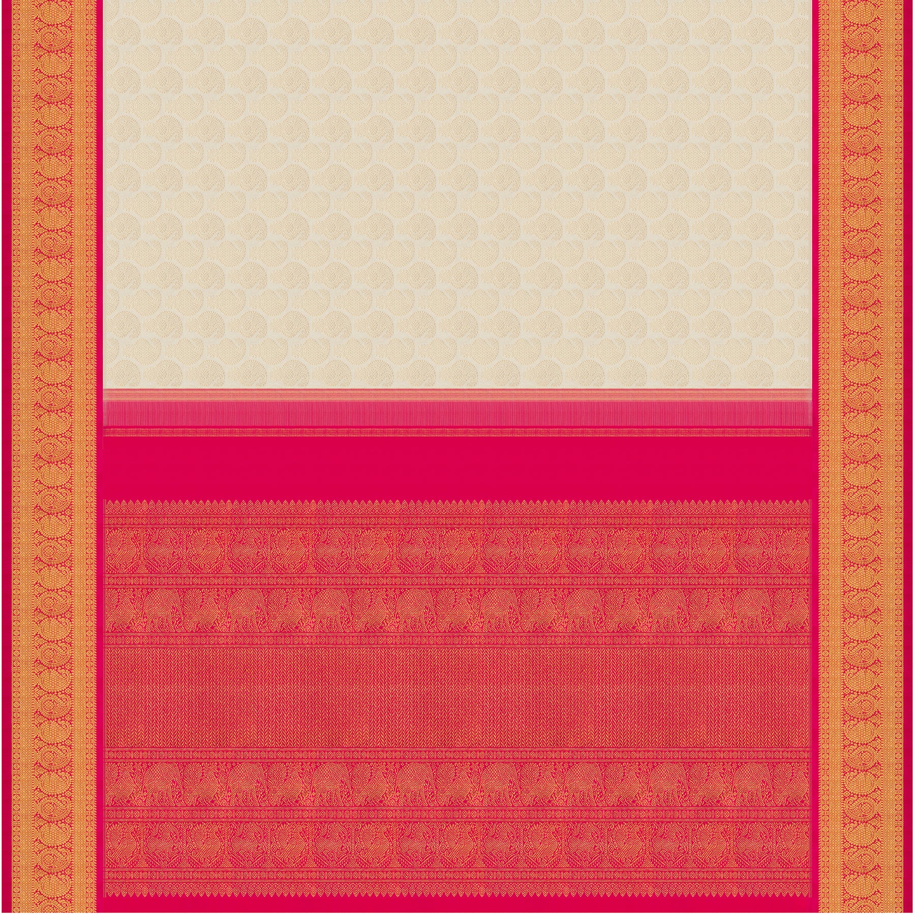 Kanakavalli Kanjivaram Silk Sari 24-595-HS001-08560 - Full View