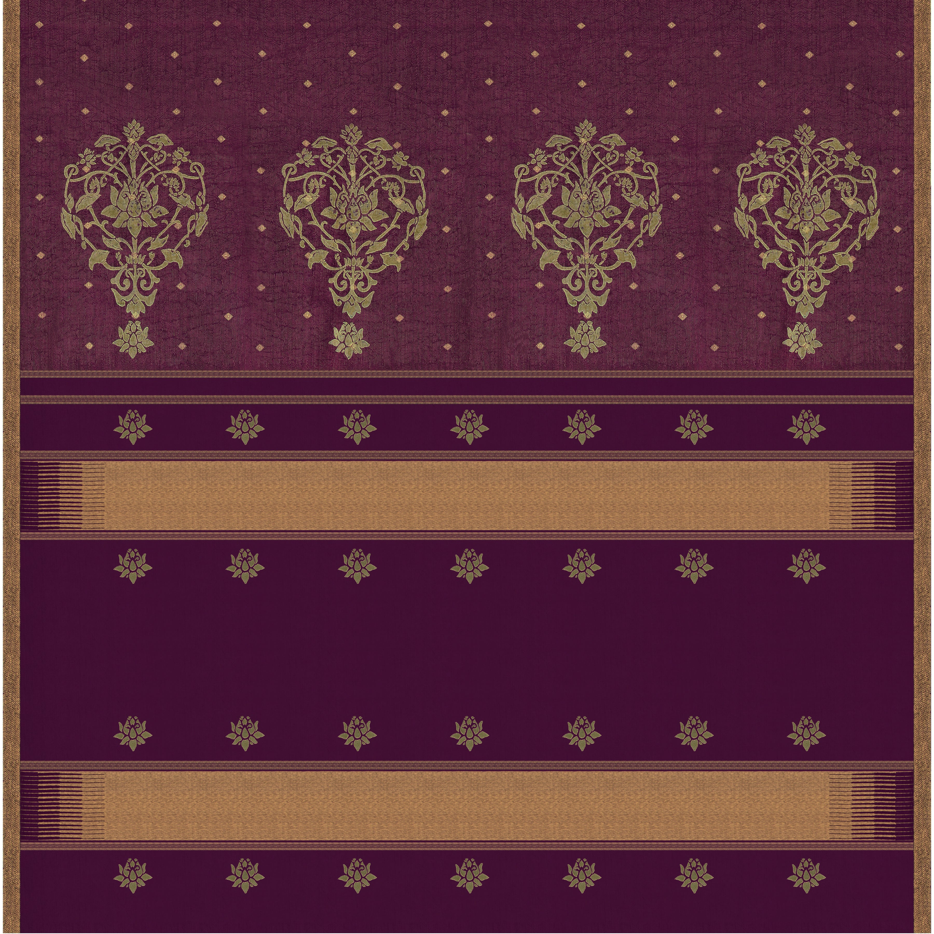 Kanakavalli Kanjivaram Silk Sari 24-595-HS001-09787 - Full View