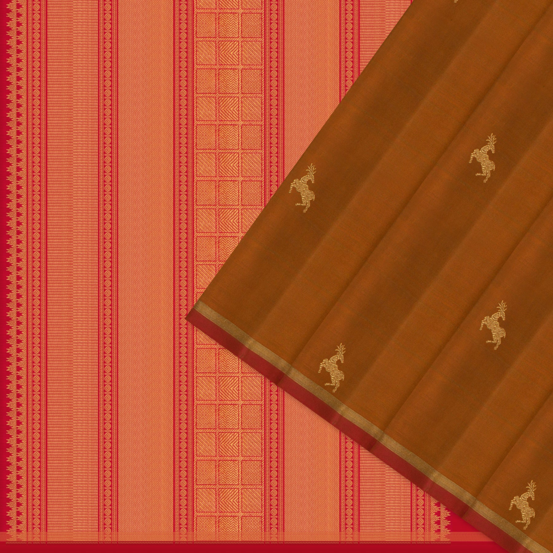 Kanakavalli Kanjivaram Silk Sari 24-595-HS001-09887 - Cover View