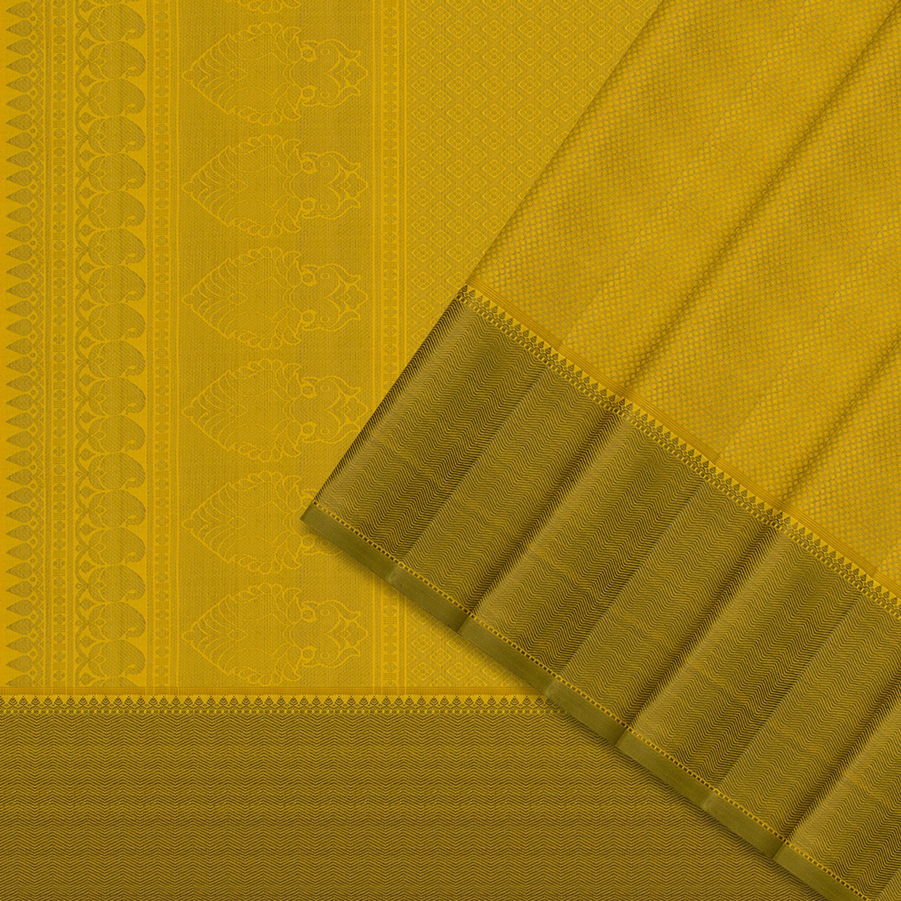 Kanakavalli Kanjivaram Silk Sari 24-595-HS001-09915 - Cover View