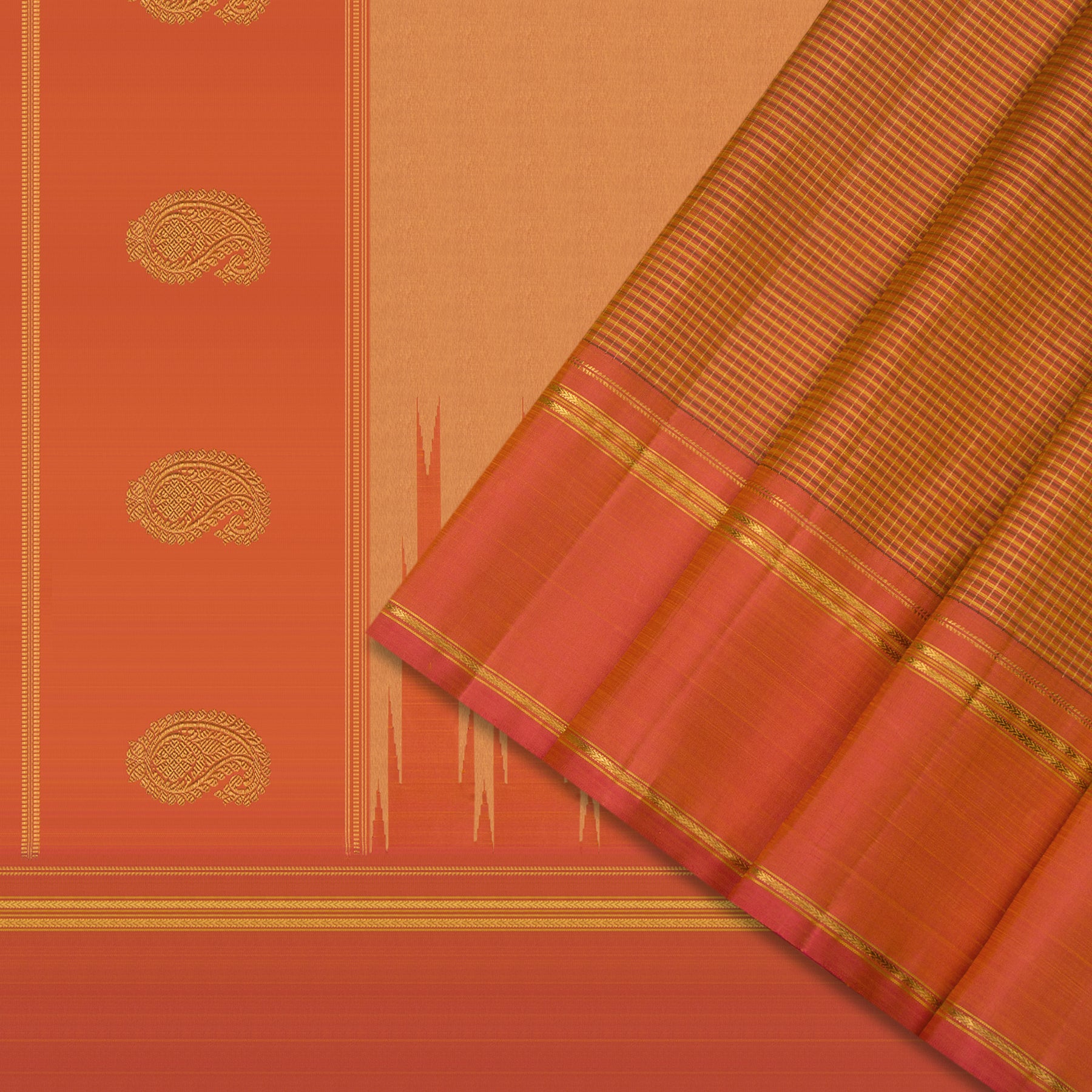 Kanakavalli Kanjivaram Silk Sari 24-595-HS001-10018 - Cover View