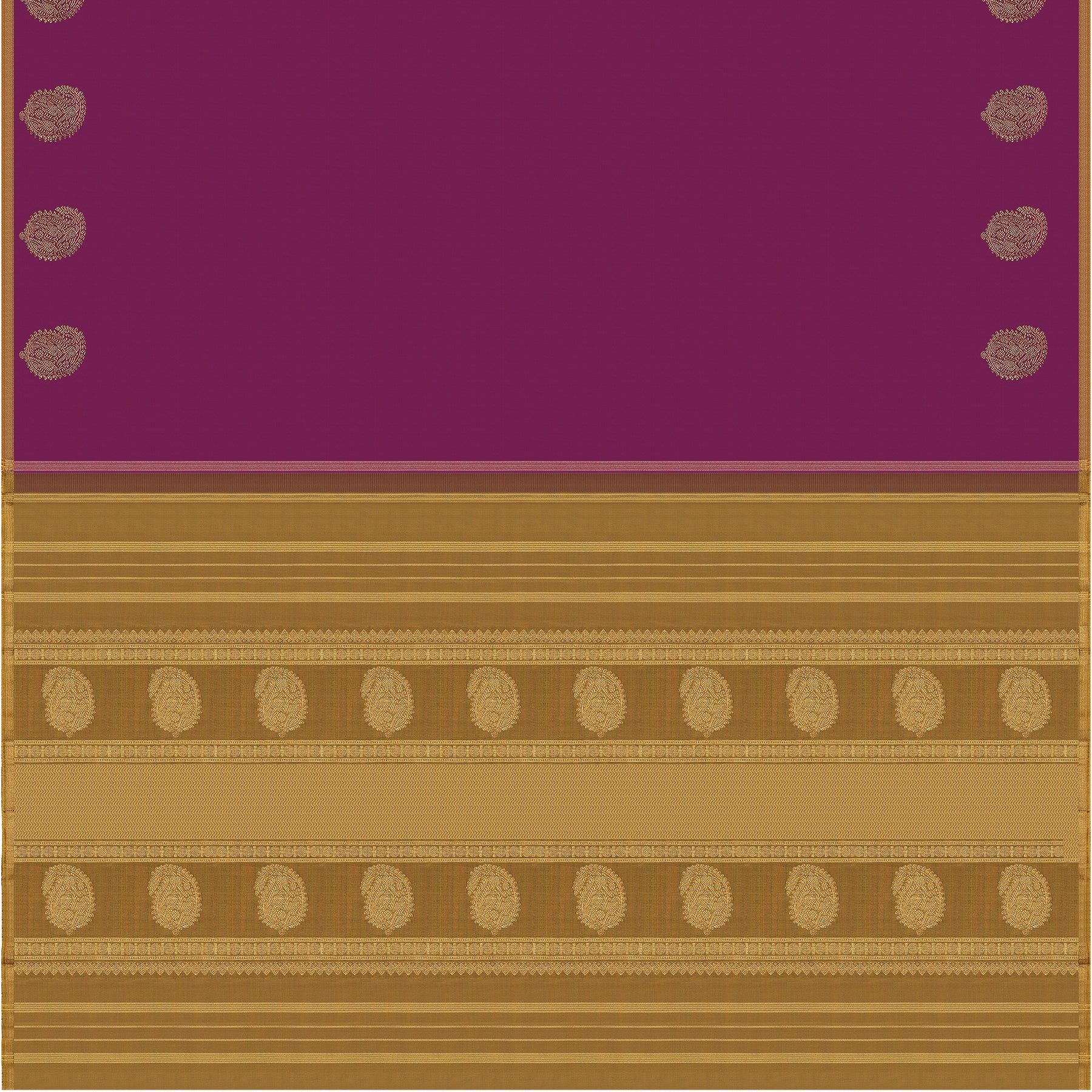 Kanakavalli Kanjivaram Silk Sari 24-595-HS001-11038 - Full View