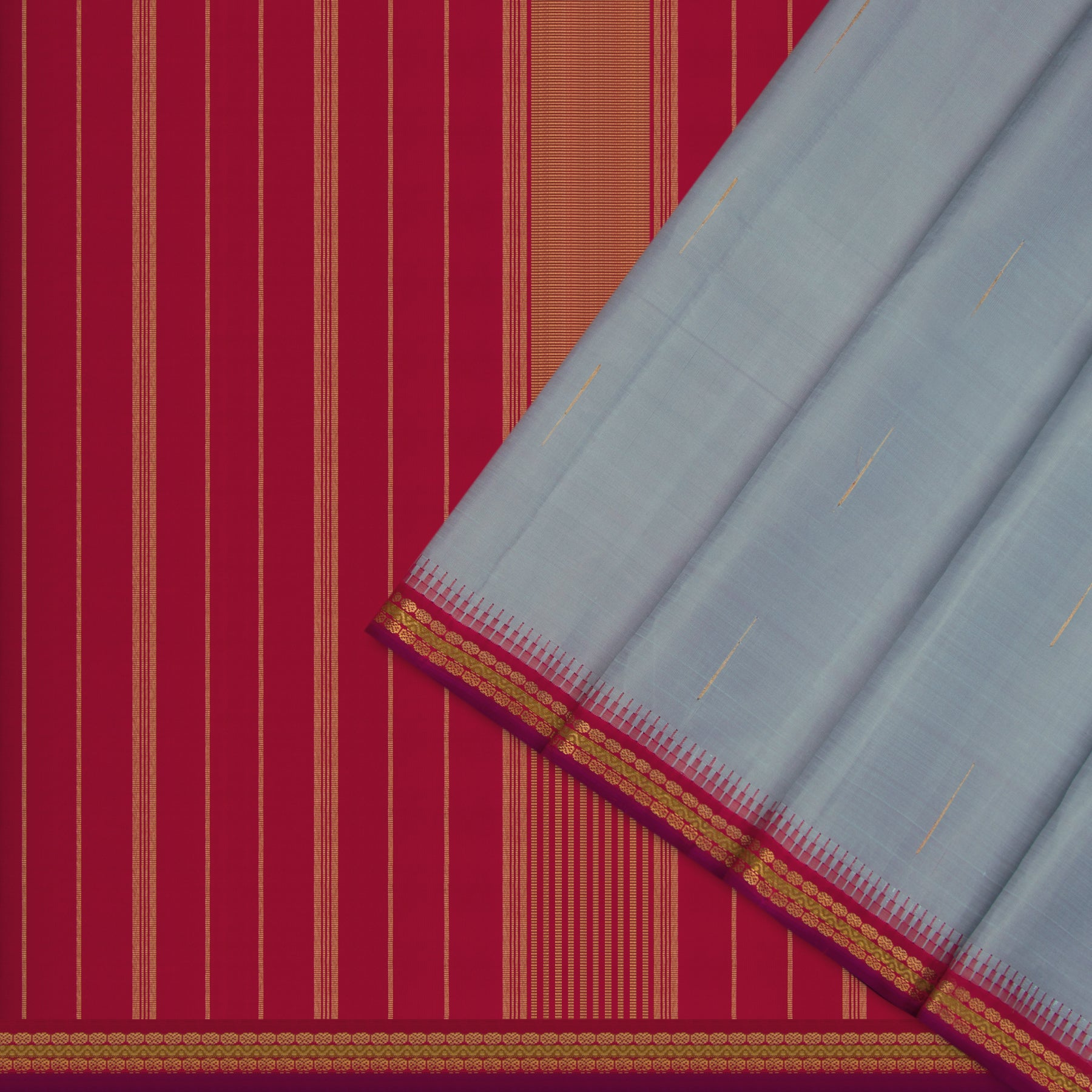 Kanakavalli Kanjivaram Silk Sari 24-595-HS001-11098 - Cover View