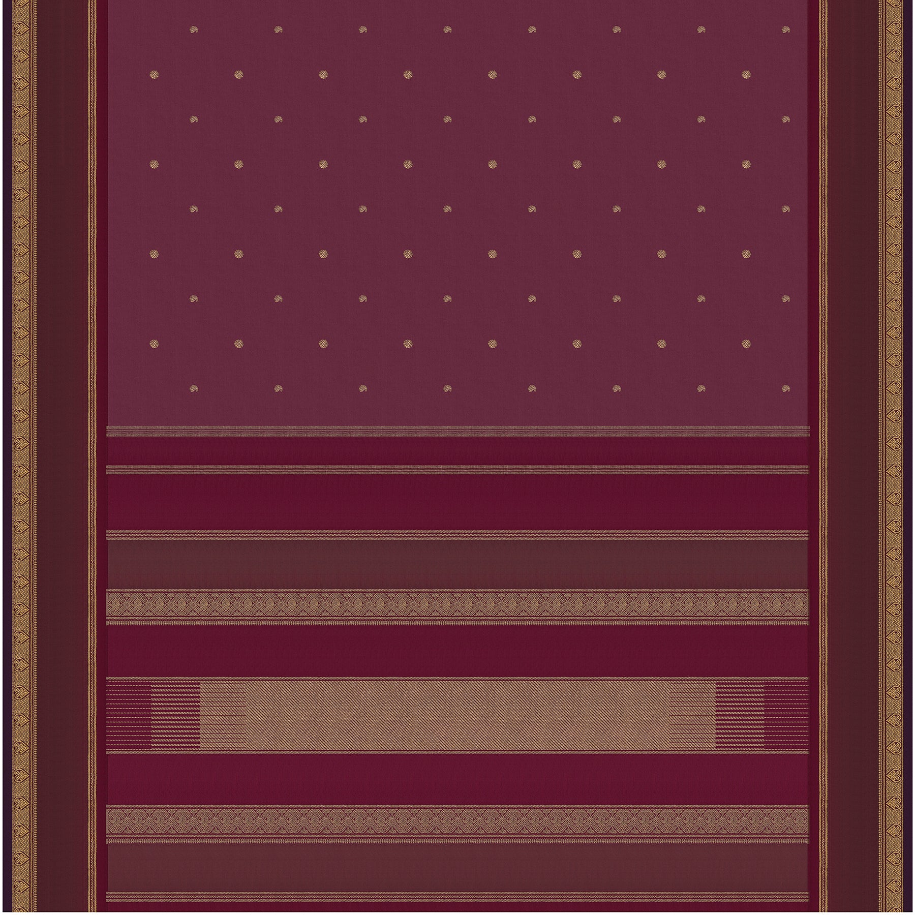 Kanakavalli Kanjivaram Silk Sari 24-595-HS001-11118 - Full View