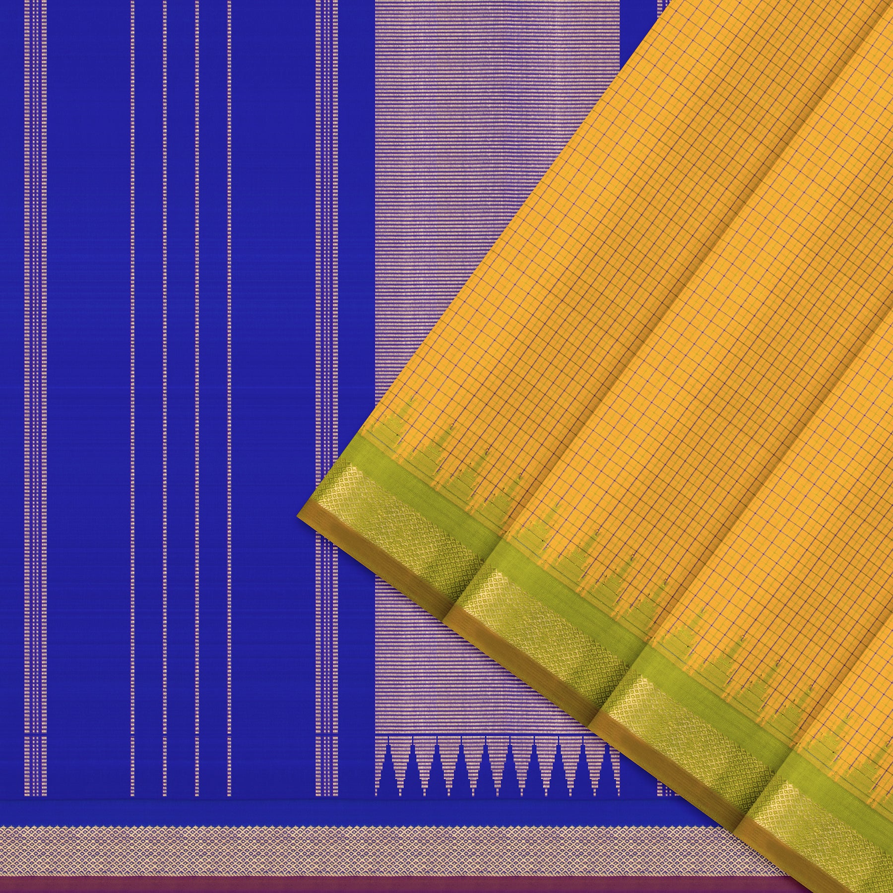 Kanakavalli Kanjivaram Silk Sari 24-595-HS001-11123 - Cover View