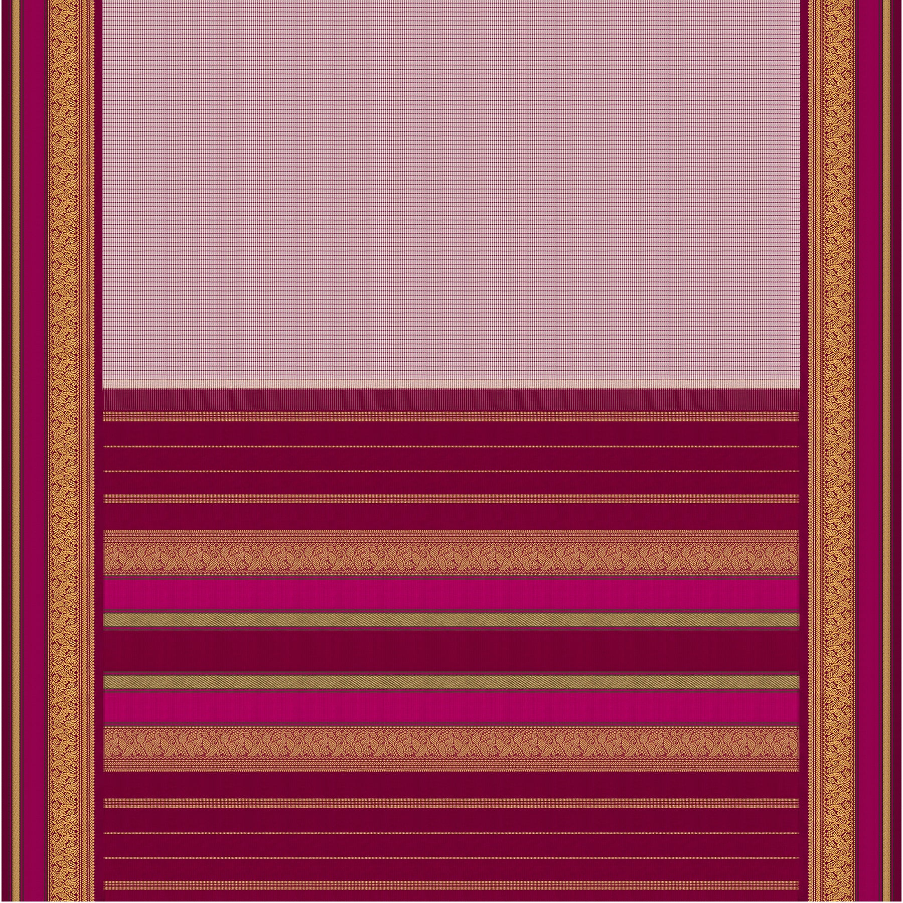 Kanakavalli Kanjivaram Silk Sari 24-595-HS001-11129 - Full View