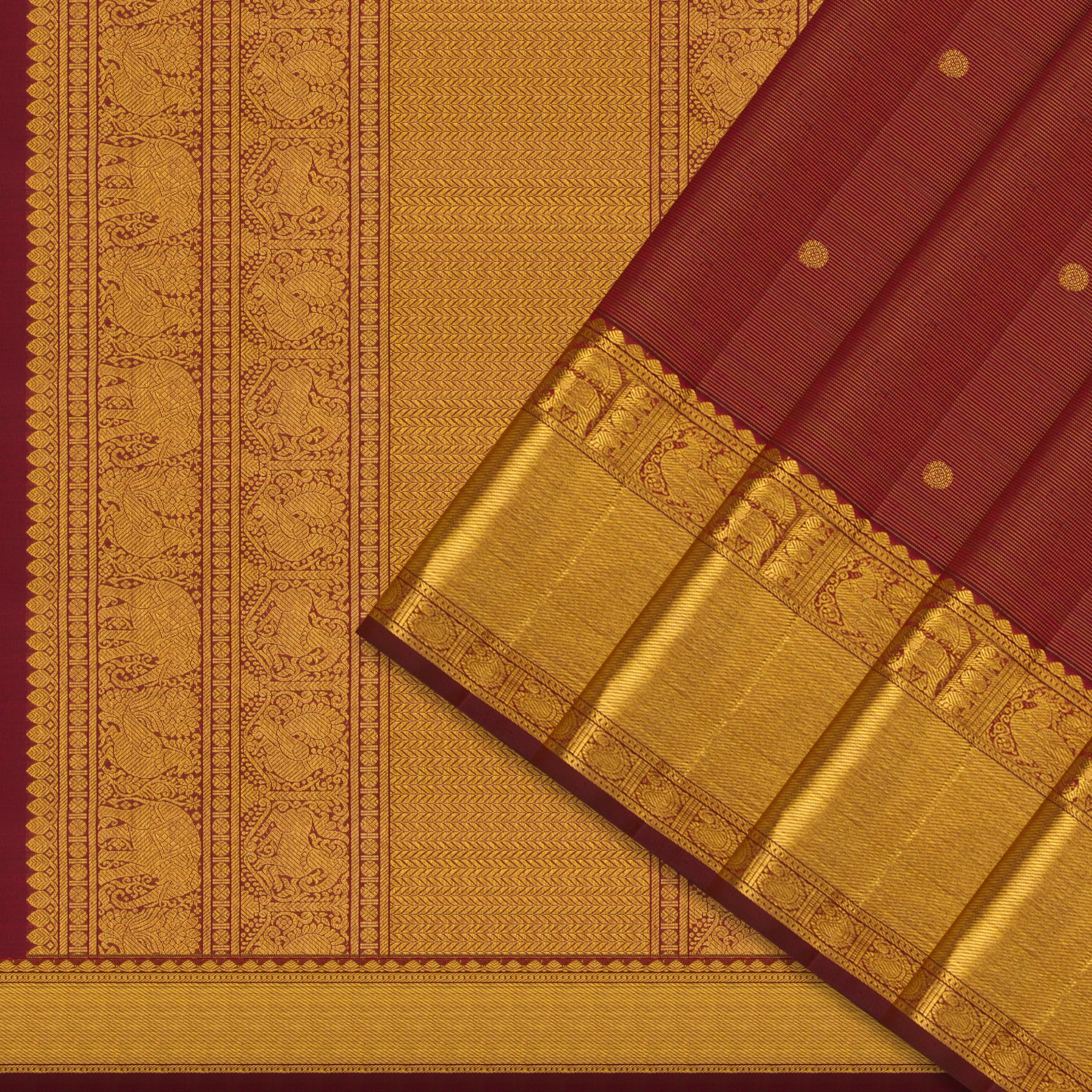 Kanakavalli Kanjivaram Silk Sari 24-595-HS001-11142 - Cover View