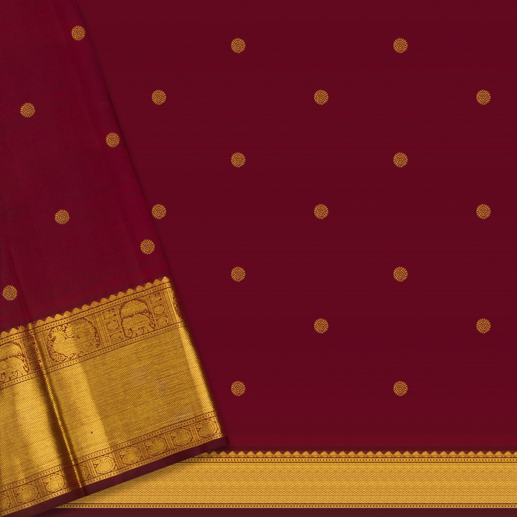 Kanakavalli Kanjivaram Silk Sari 24-595-HS001-11142 - Blouse View