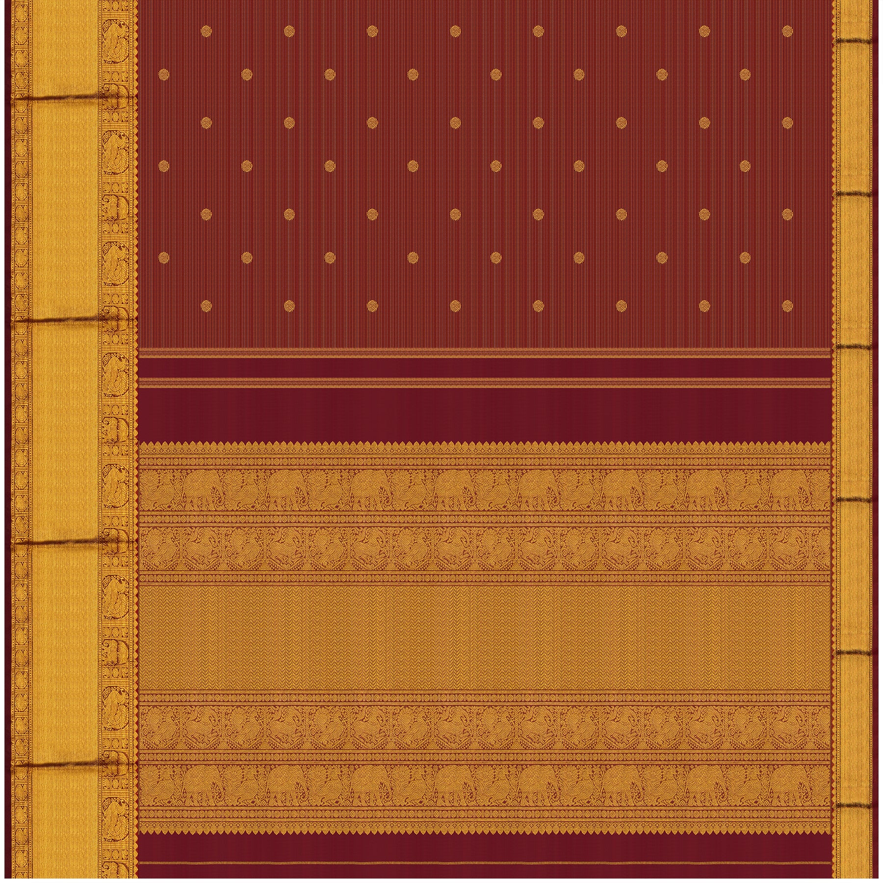 Kanakavalli Kanjivaram Silk Sari 24-595-HS001-11142 - Full View