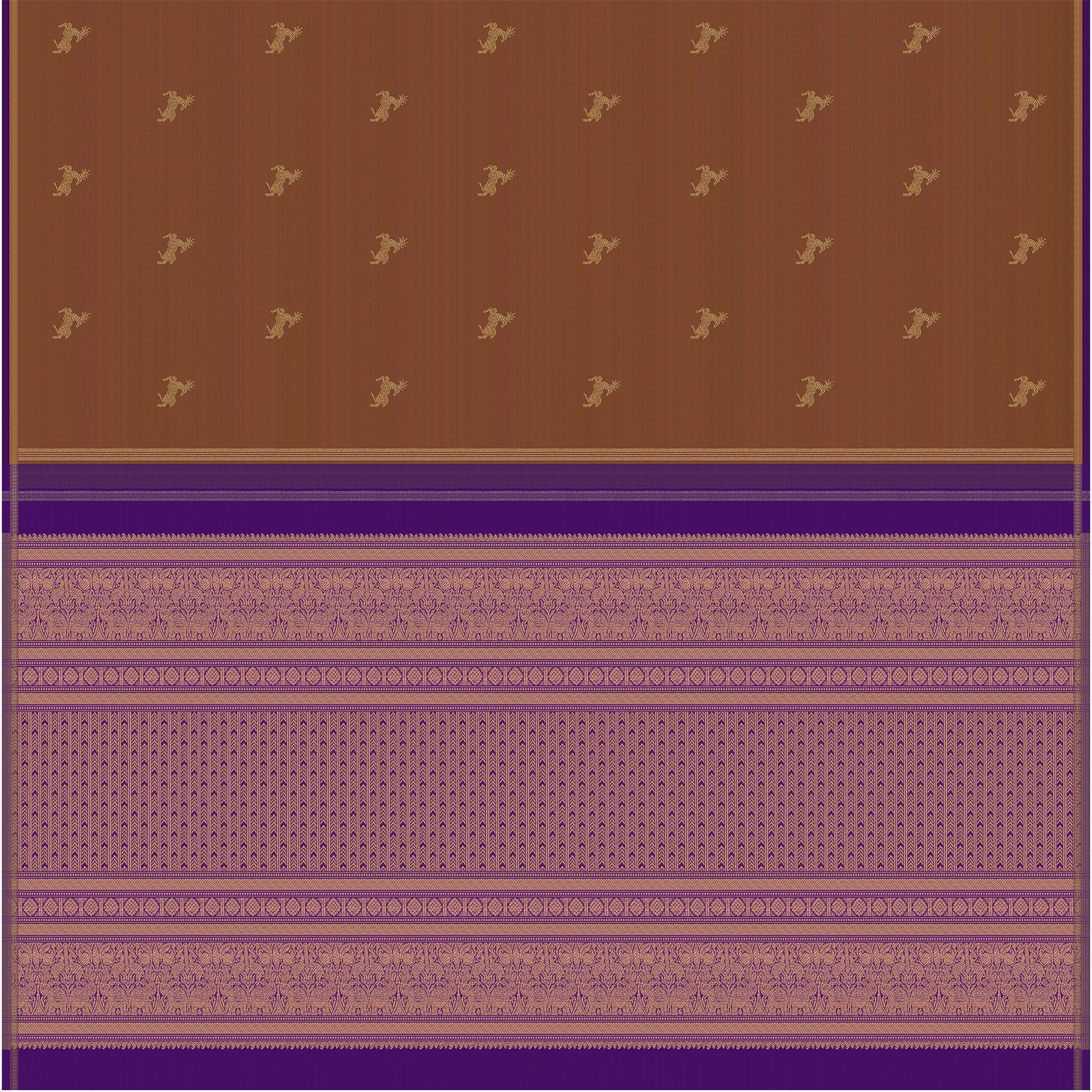 Kanakavalli Kanjivaram Silk Sari 24-595-HS001-11447 - Full View