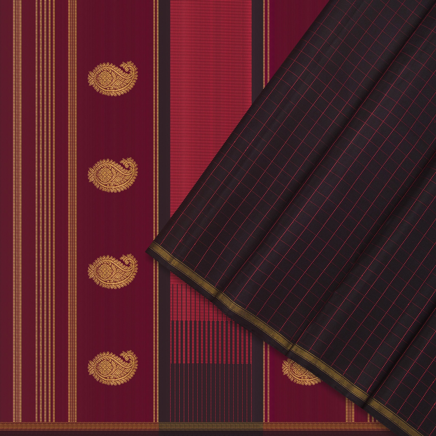 Kanakavalli Kanjivaram Silk Sari 24-595-HS001-11452 - Cover View