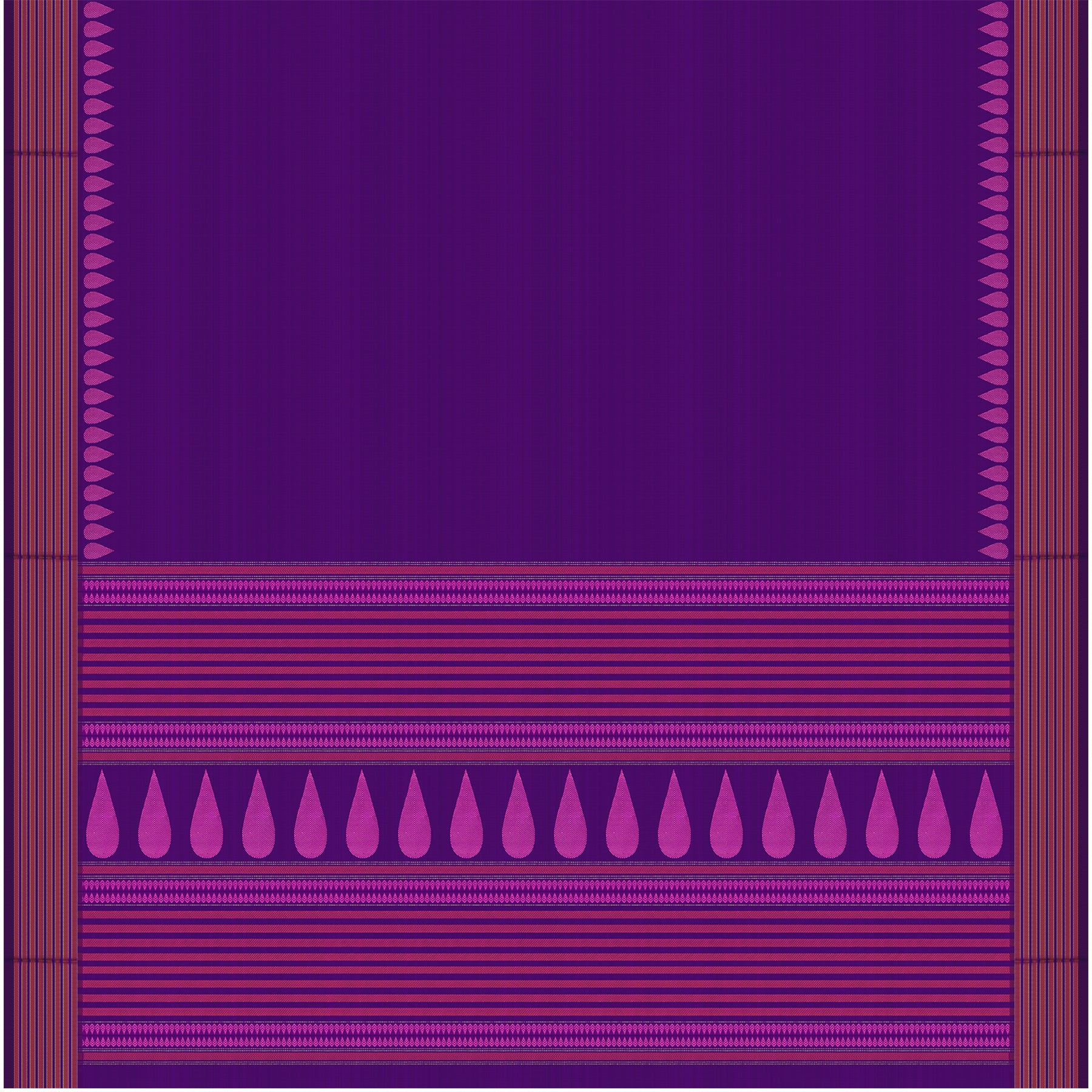 Kanakavalli Kanjivaram Silk Sari 24-595-HS001-11491 - Full View