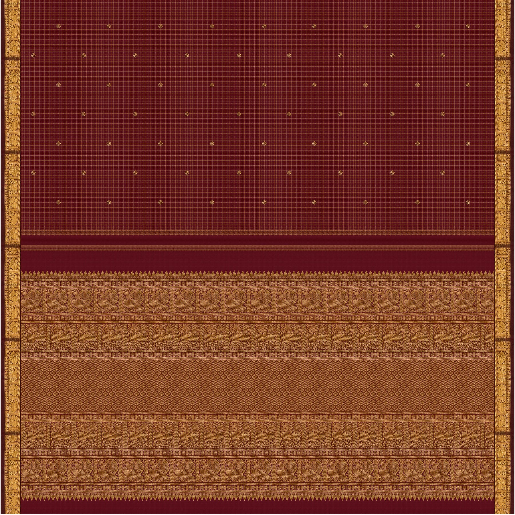Kanakavalli Kanjivaram Silk Sari 24-595-HS001-11515 - Full View