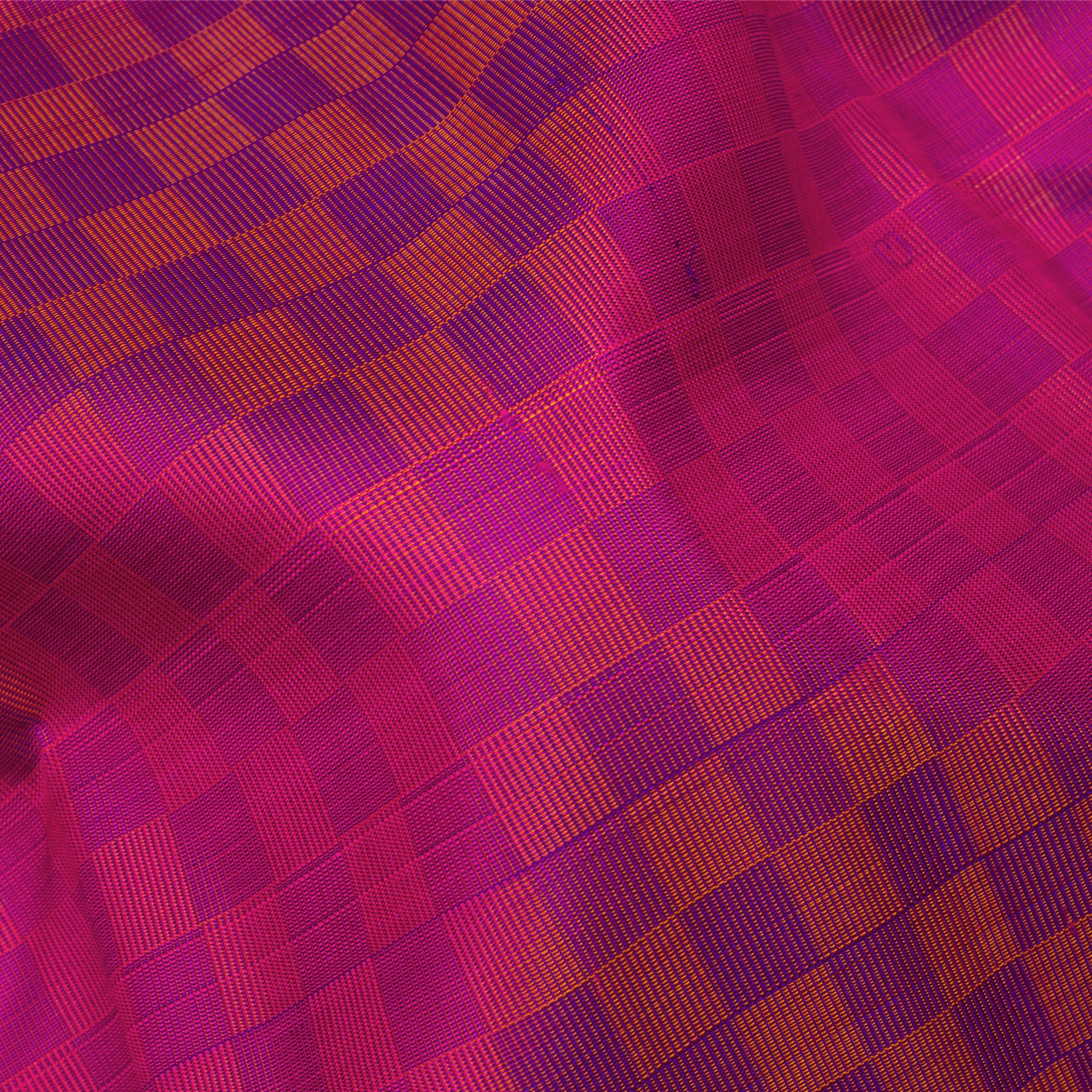 Kanakavalli Kanjivaram Silk Sari 24-595-HS001-12731 - Fabric View