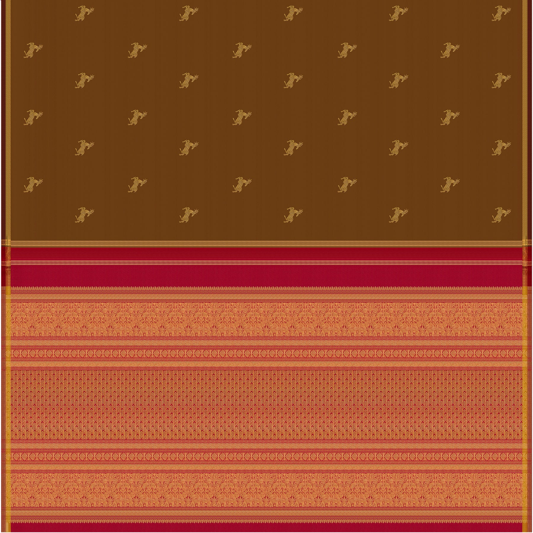 Kanakavalli Kanjivaram Silk Sari 24-595-HS001-12753 - Full View