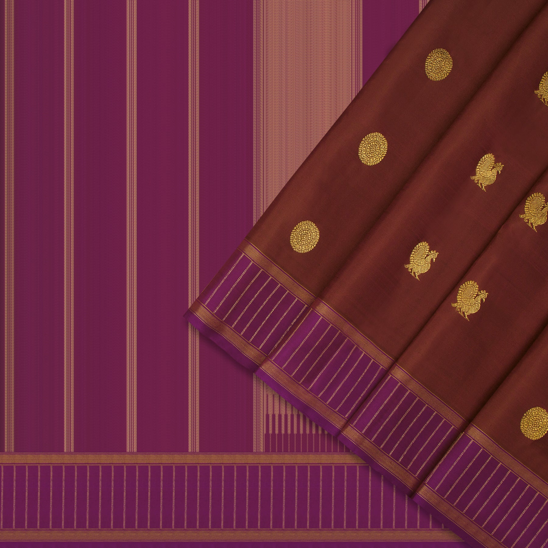 Kanakavalli Kanjivaram Silk Sari 24-595-HS001-12776 - Cover View