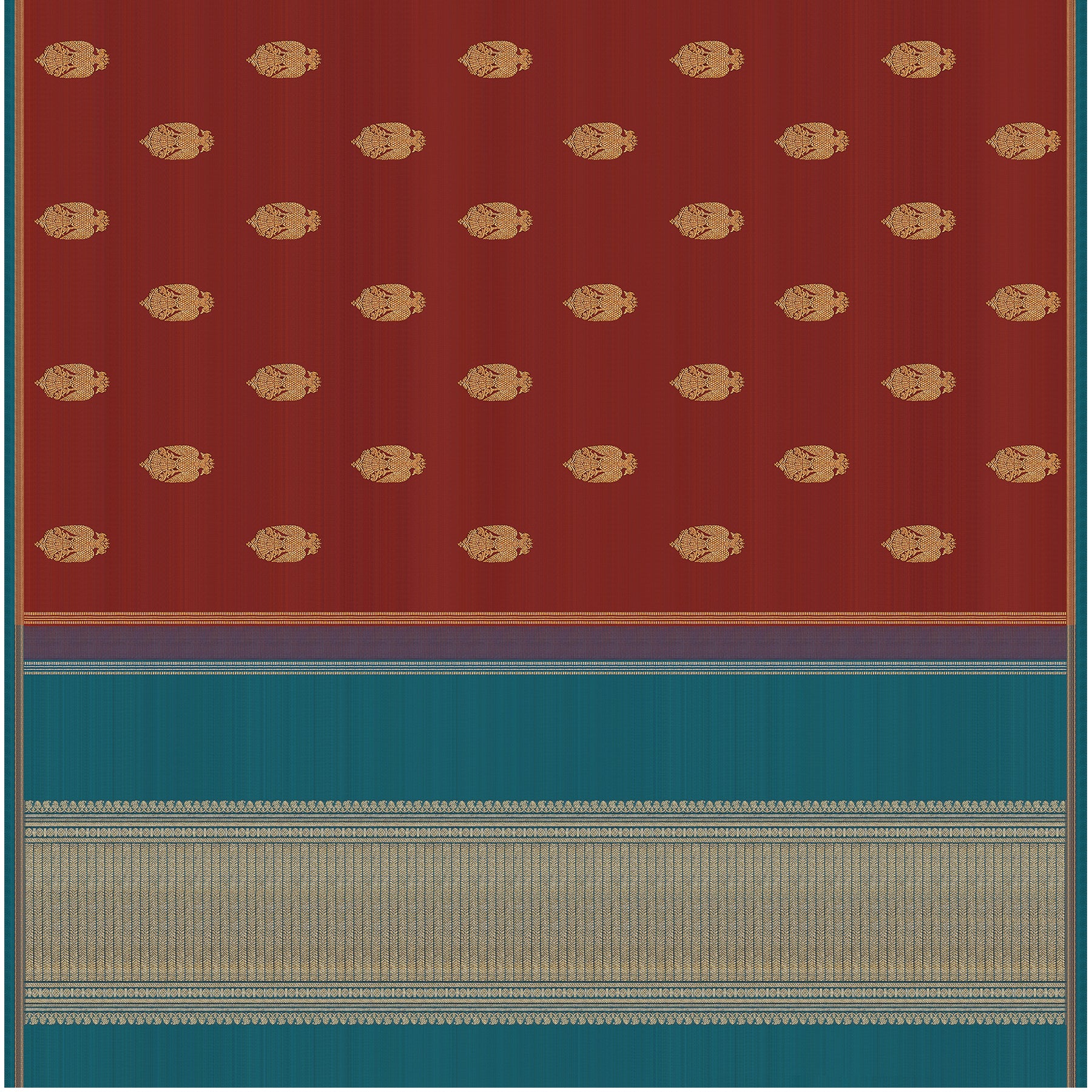 Kanakavalli Kanjivaram Silk Sari 24-595-HS001-12789 - Full View