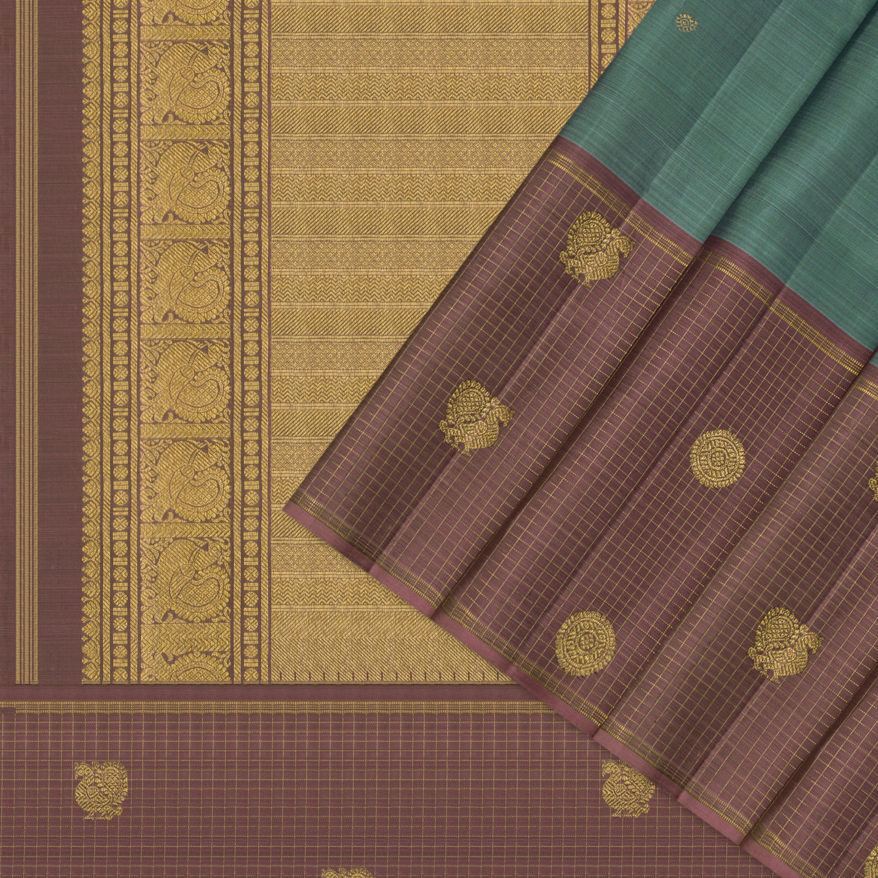 Kanakavalli Kanjivaram Silk Sari 24-595-HS001-12840 - Cover View