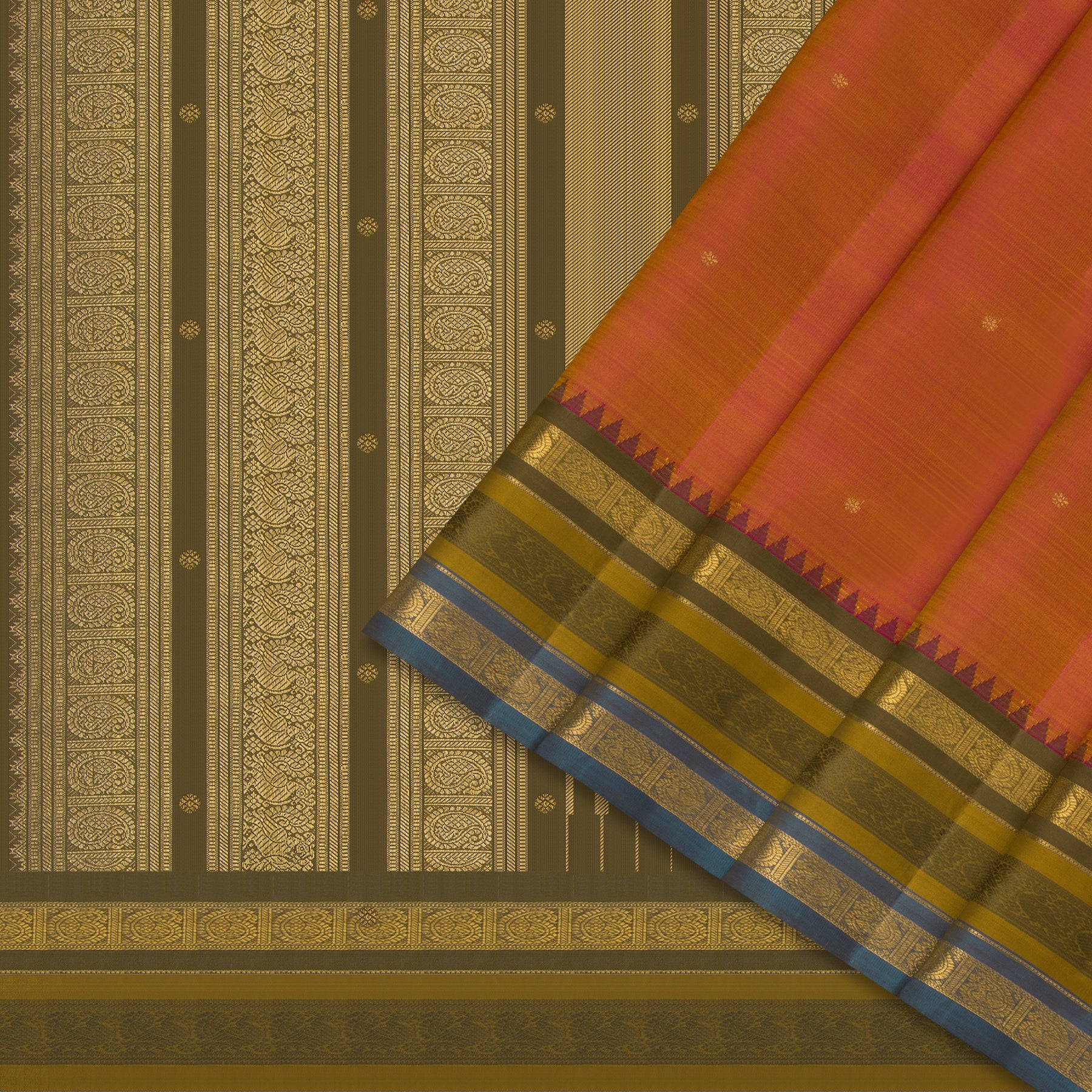 Kanakavalli Kanjivaram Silk Sari 24-595-HS001-12905 - Cover View