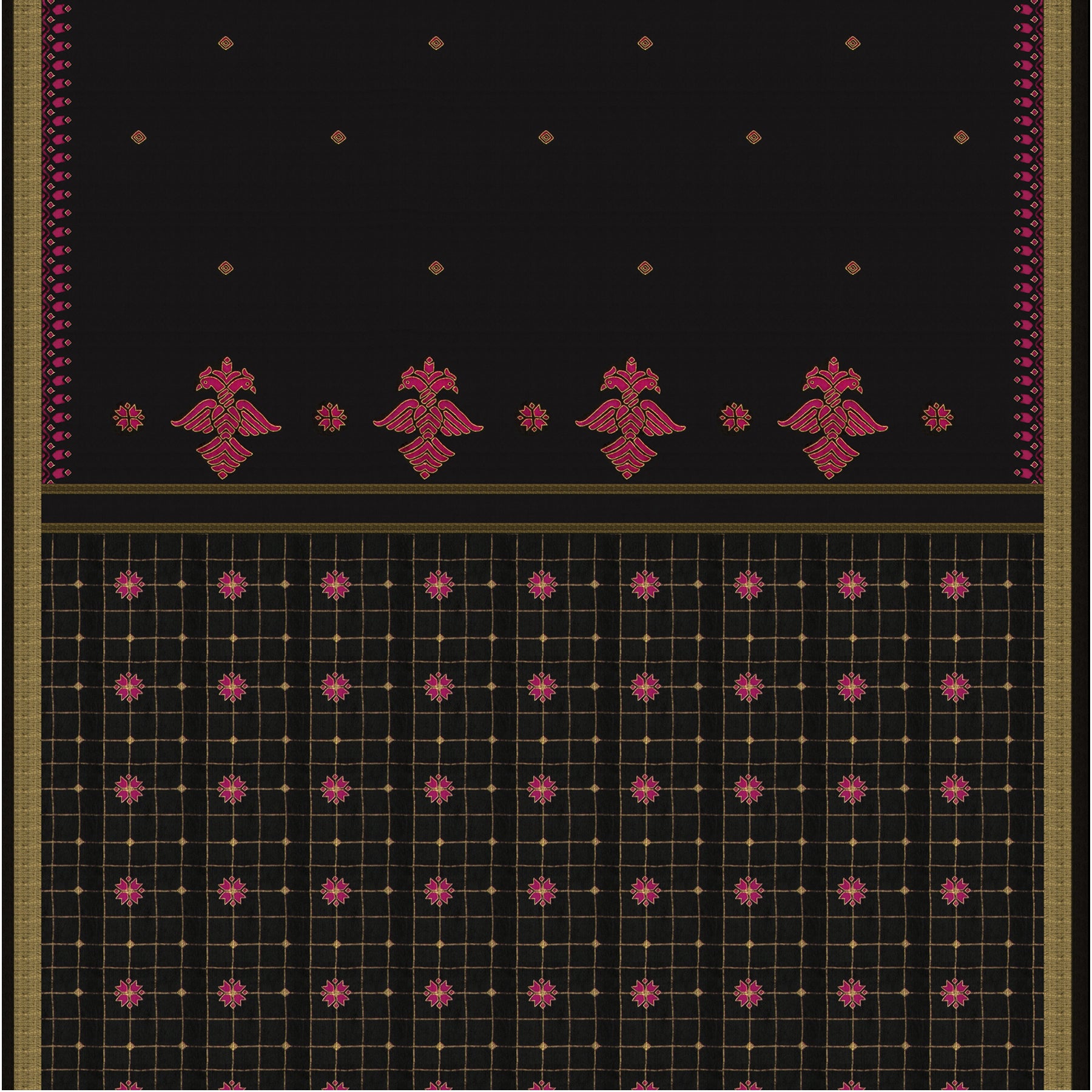 Kanakavalli Kanjivaram Silk Sari 24-595-HS001-12916 - Full View