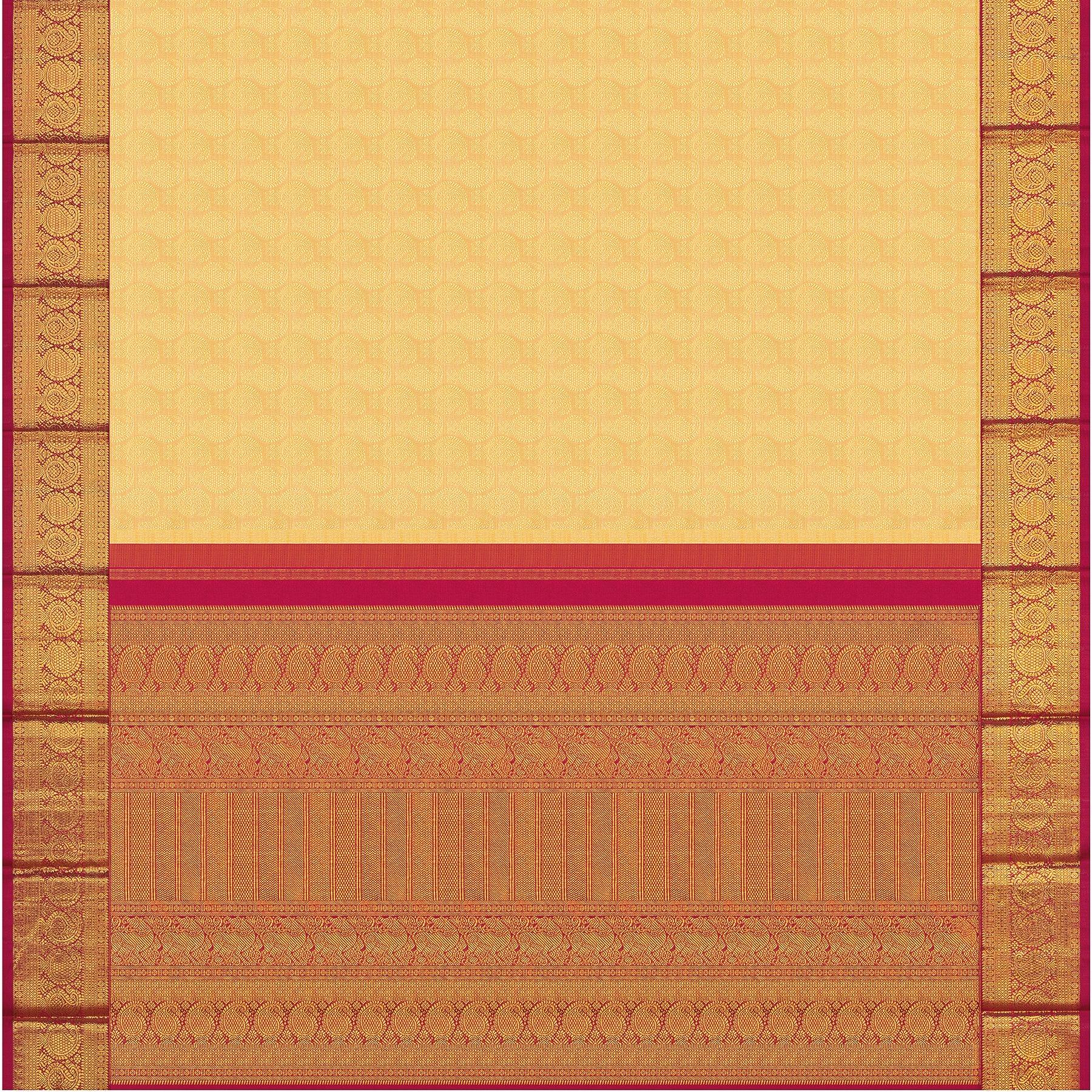 Kanakavalli Kanjivaram Silk Sari 24-595-HS001-12958 - Full View