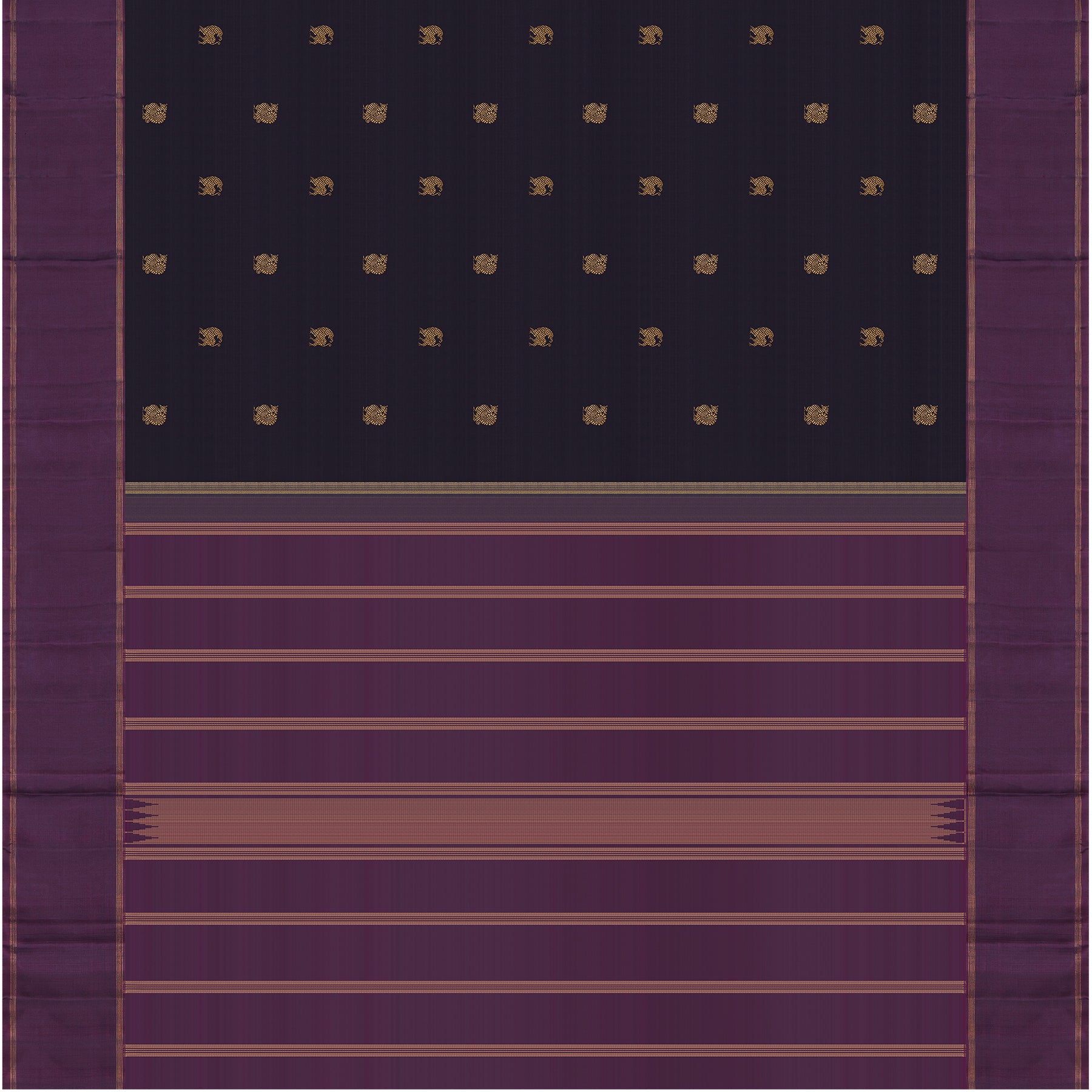 Kanakavalli Kanjivaram Silk Sari 24-595-HS001-13686 - Full View