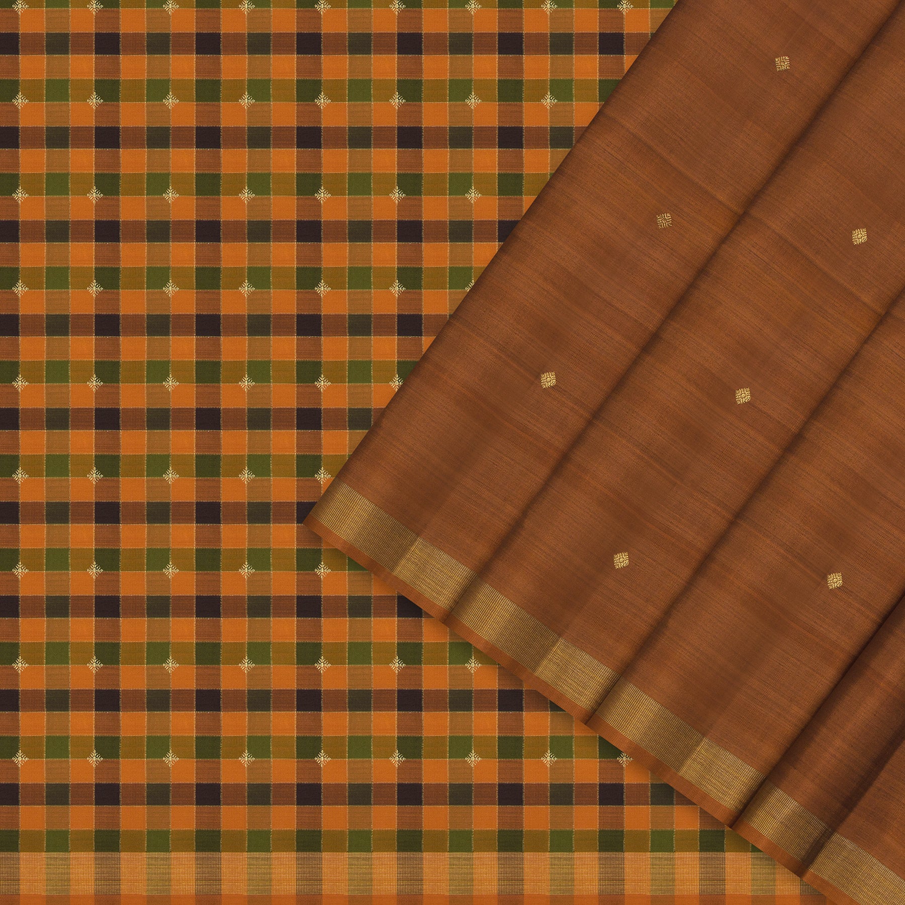 Kanakavalli Kanjivaram Silk Sari 24-595-HS001-13723 - Cover View