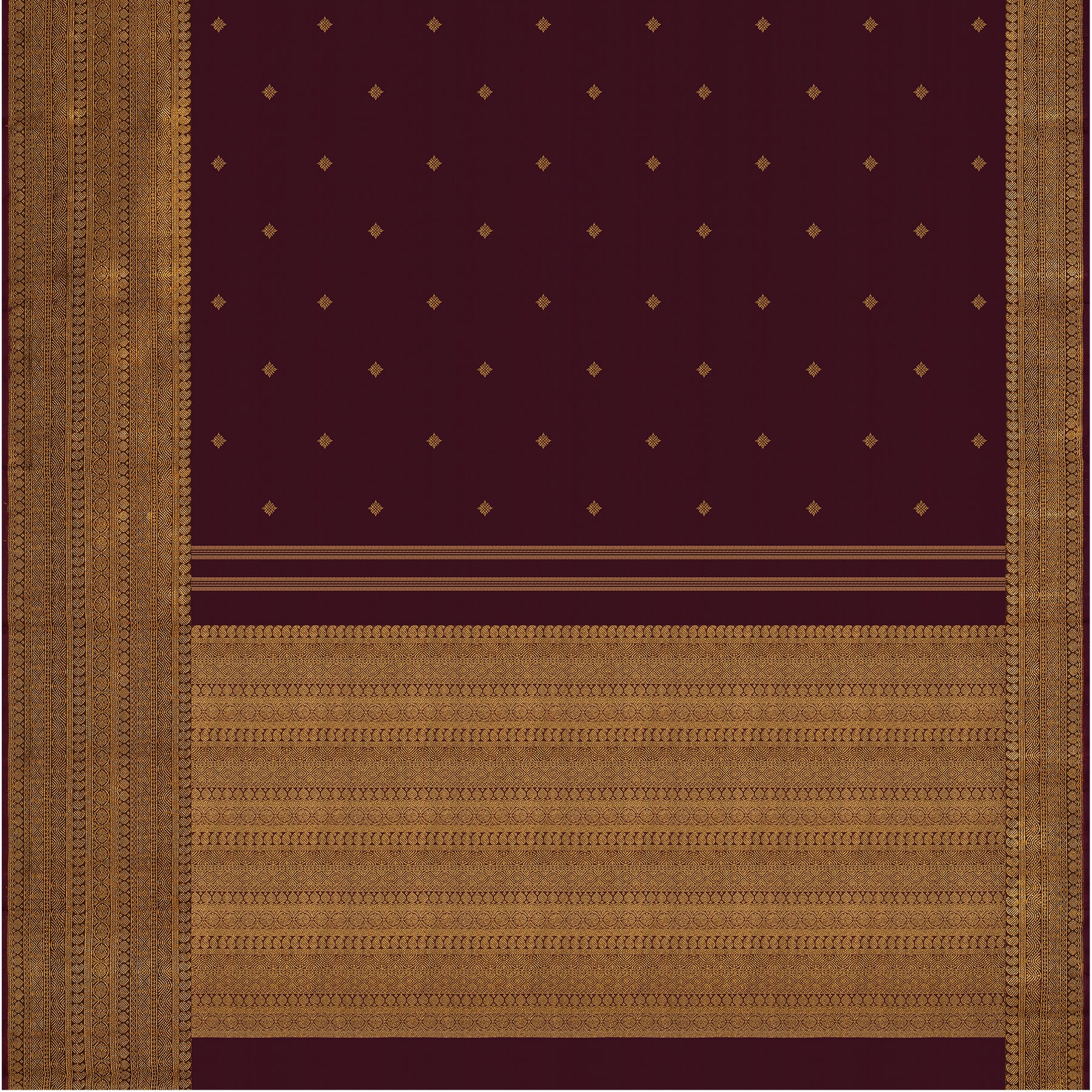 Kanakavalli Kanjivaram Silk Sari 24-595-HS001-13743 - Full View
