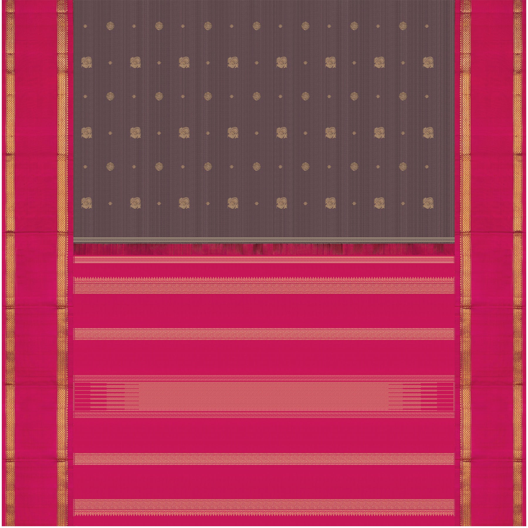 Kanakavalli Kanjivaram Silk Sari 24-595-HS001-13751 - Full View