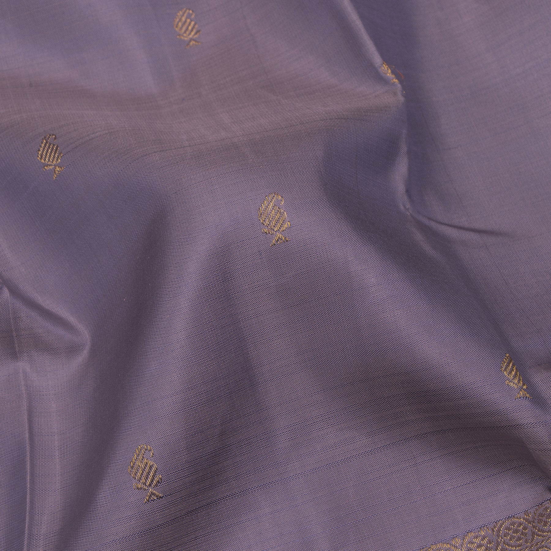Kanakavalli Kanjivaram Silk Sari 24-595-HS001-13756 - Fabric View