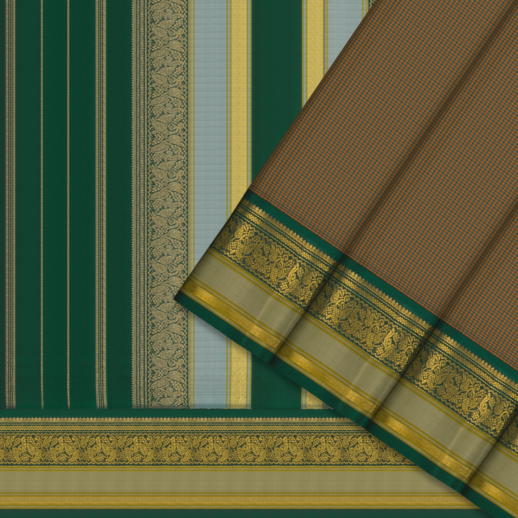 Kanakavalli Kanjivaram Silk Sari 24-595-HS001-13761 - Cover View